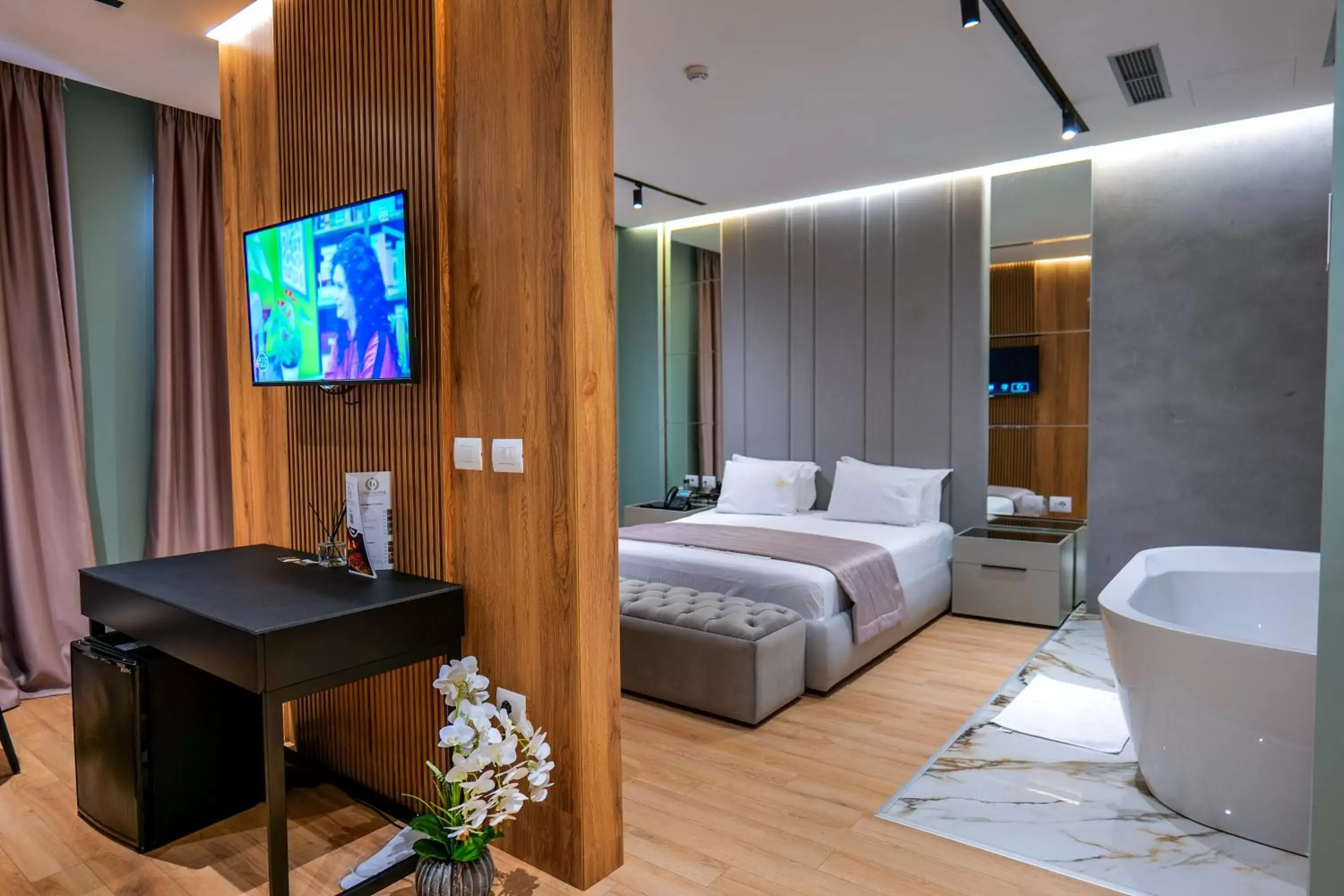 Deluxe King Suite in LORD Hotel Tirana Deluxe King Suite in LORD Hotel Tirana