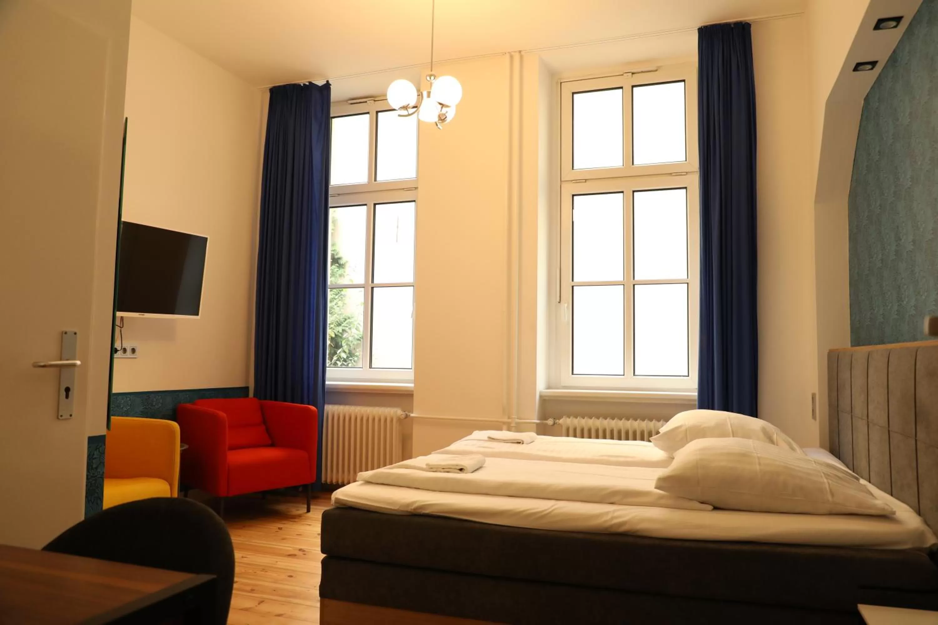 Bed in Art Hotel Charlottenburger Hof Berlin