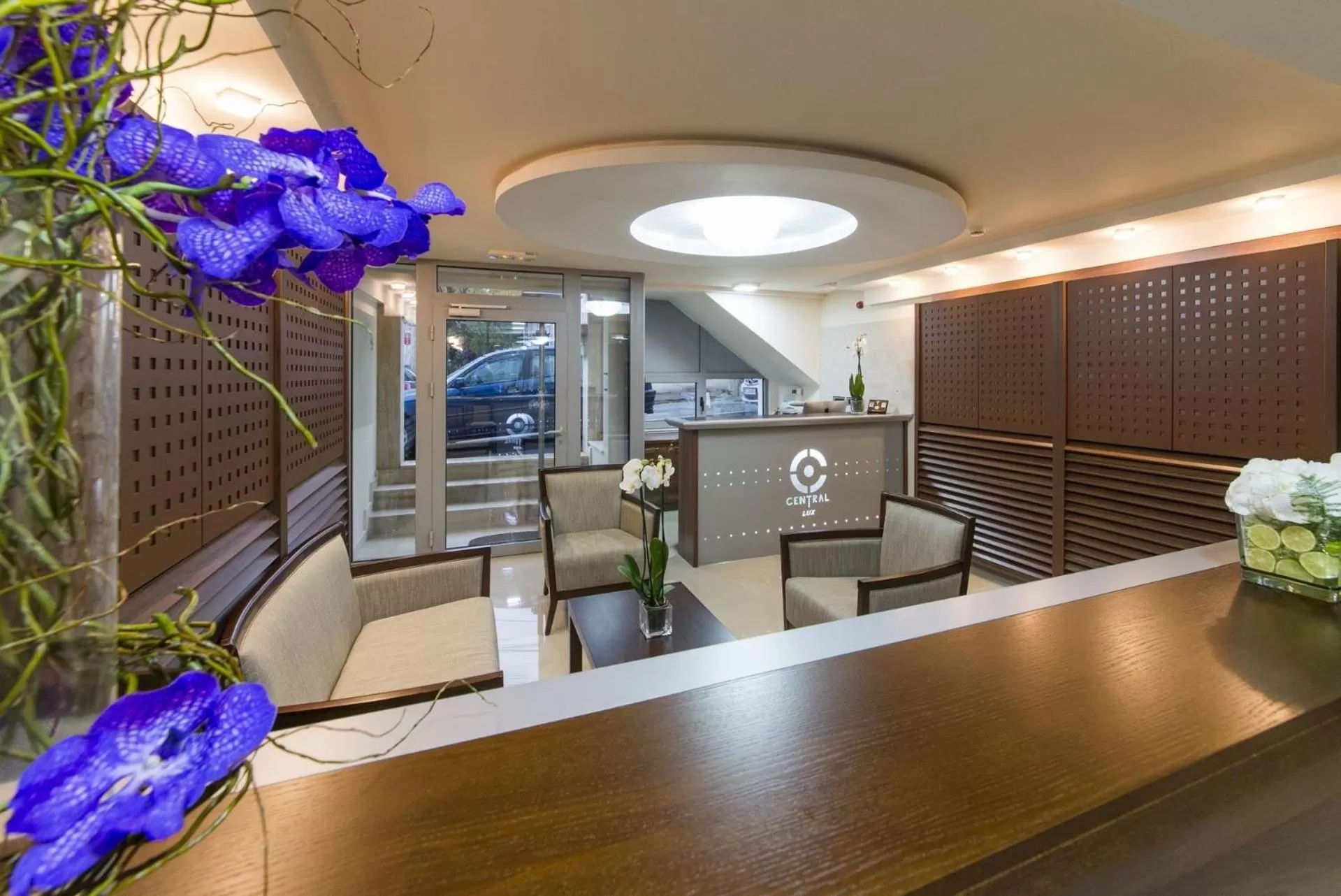 Lobby or reception in Garni Hotel Central Lux