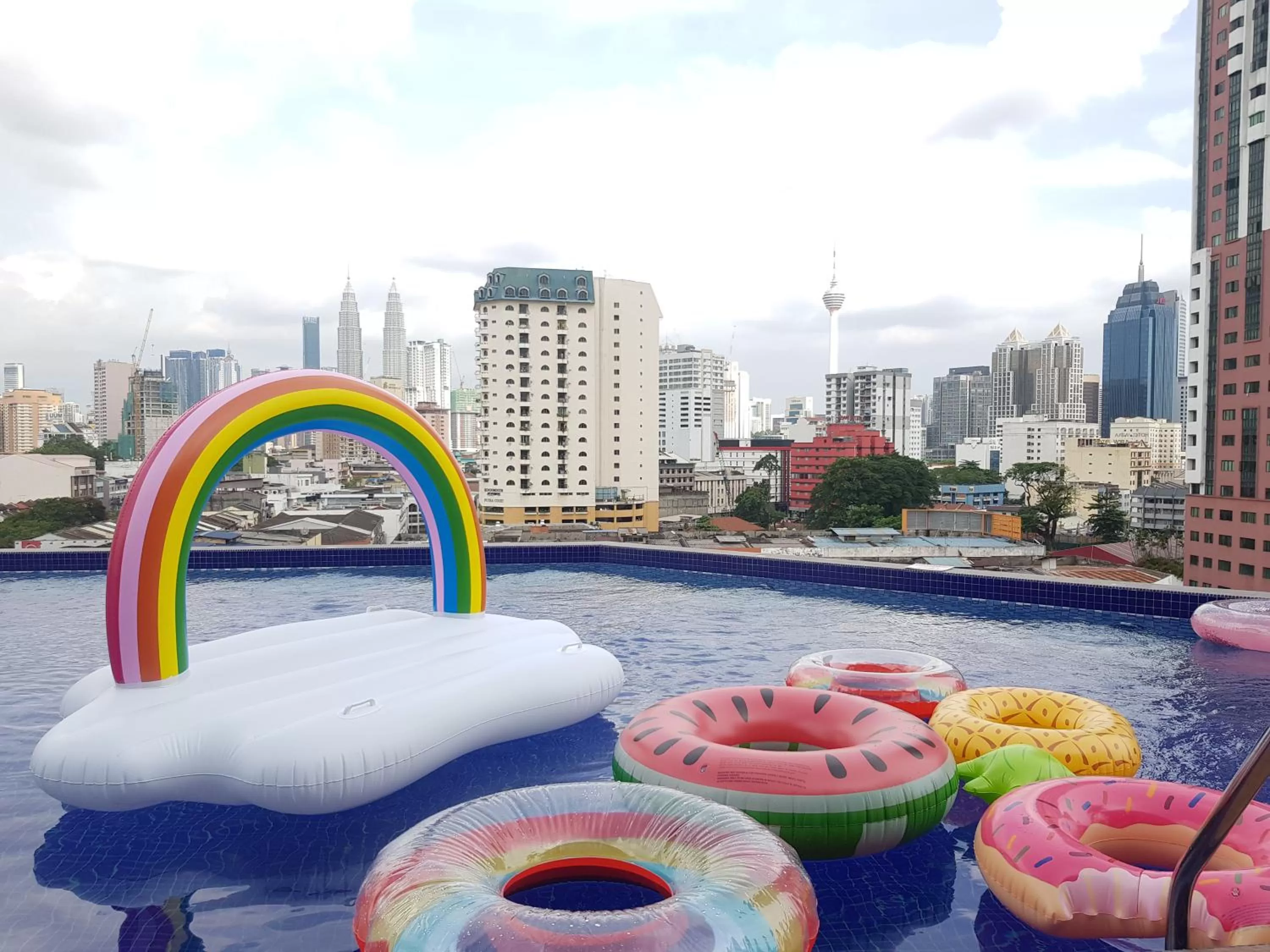 Pool view in Leo Palace Hotel Classic Wing, WTC Kuala Lumpur