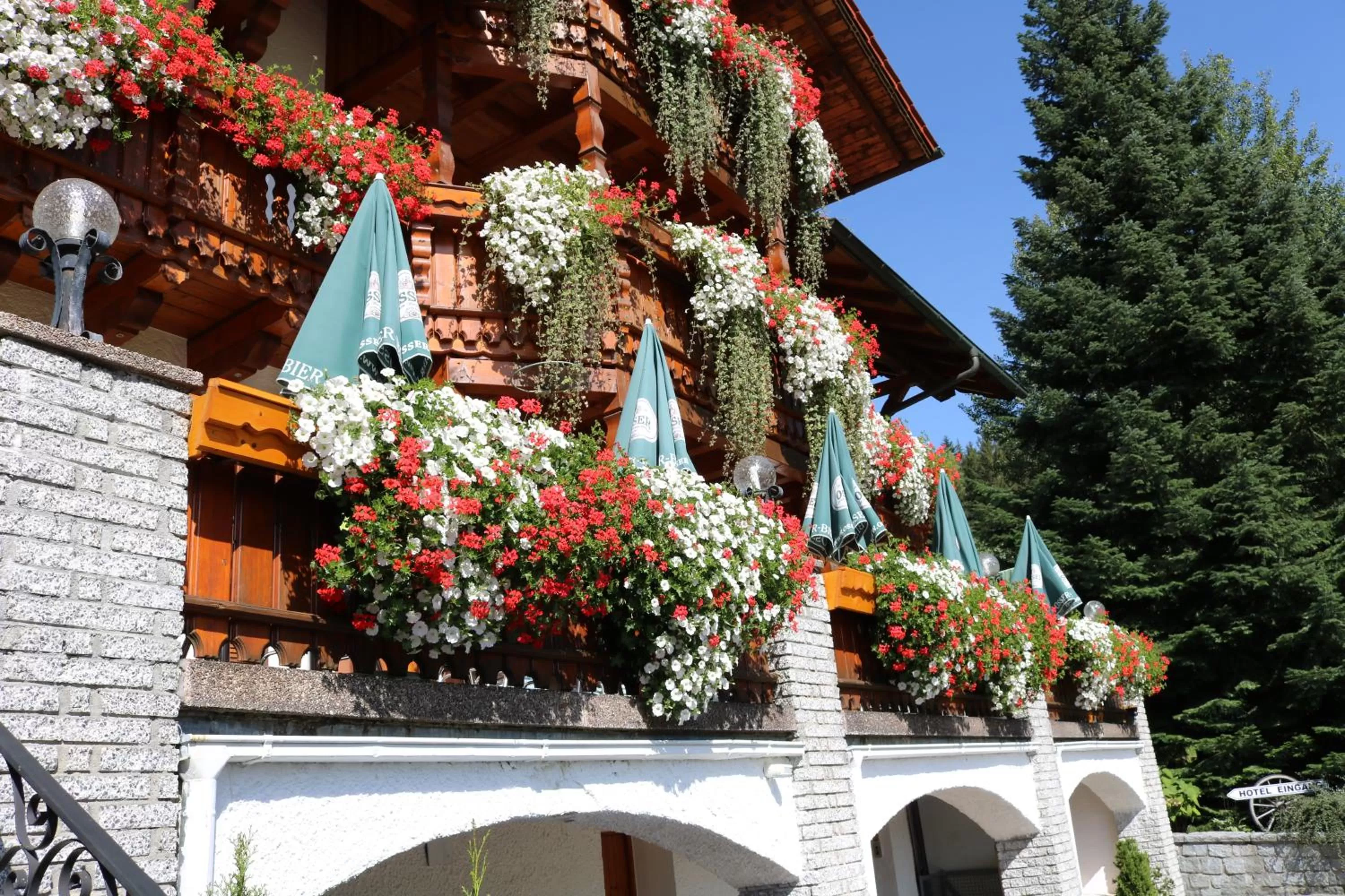 Facade/entrance in GarniHotel - Arberblick