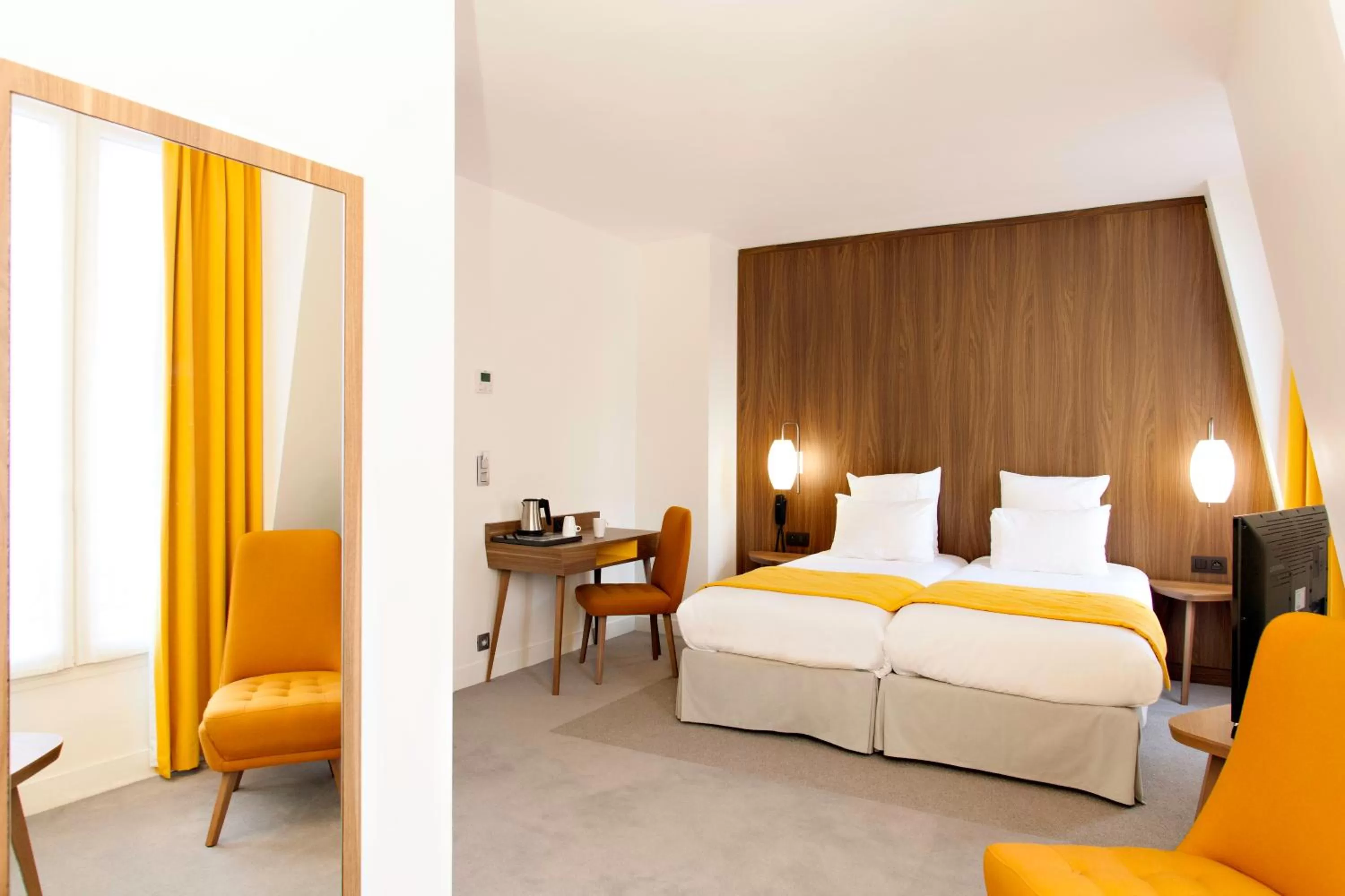 Photo of the whole room, Bed in Best Western Plus 61 Paris Nation Hotel