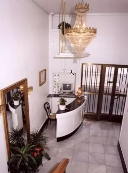 Lobby or reception in Hotel Restaurante Santos