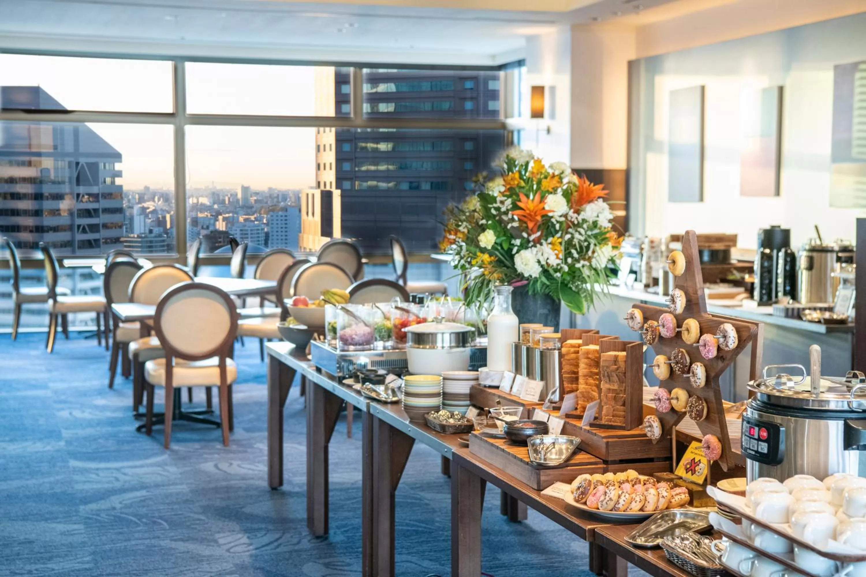 Buffet breakfast in Shibuya Excel Hotel Tokyu