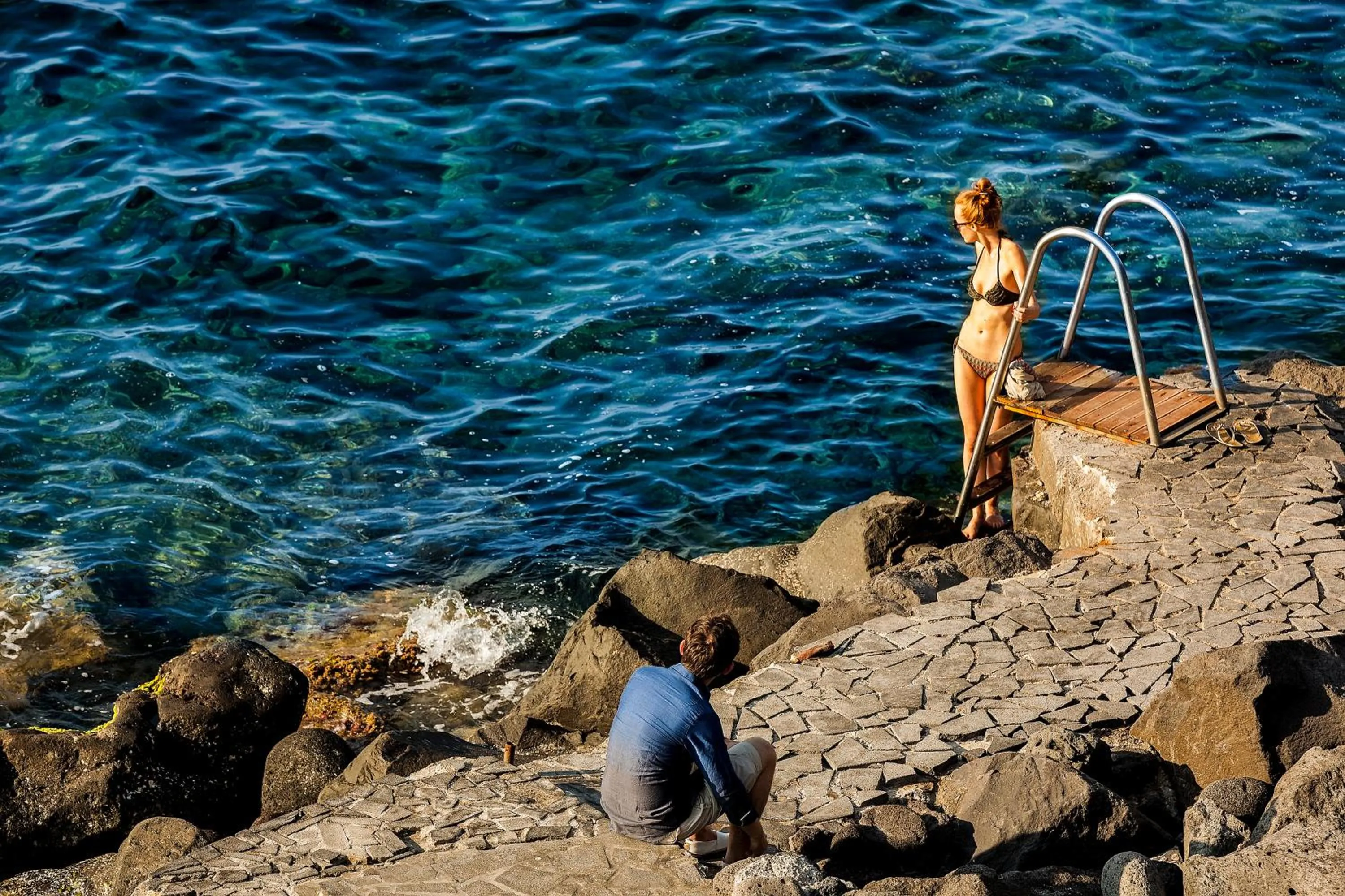 People in Therasia Resort Sea and SPA - The Leading Hotels of the World