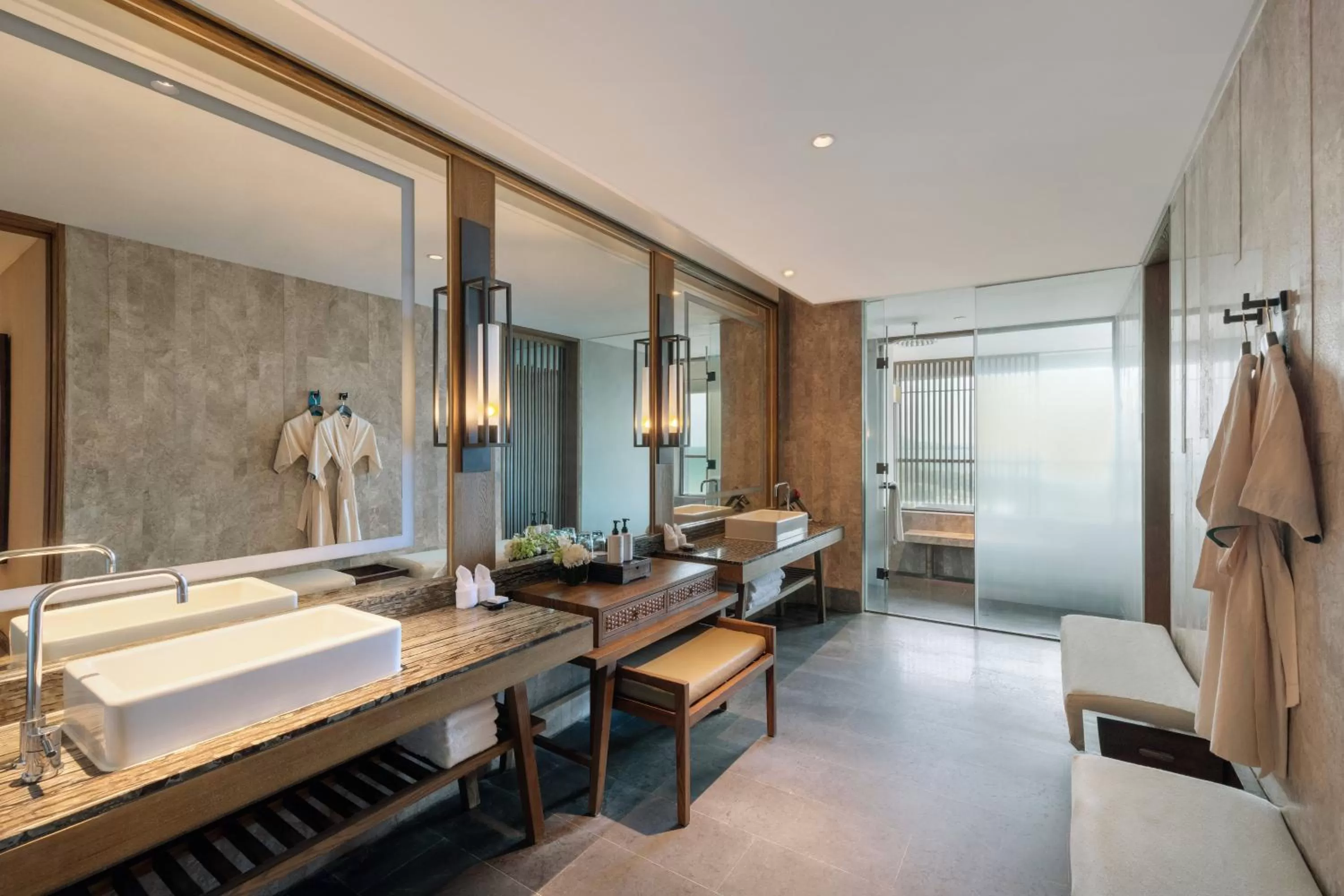 Bathroom in InterContinental Sanya Haitang Bay Resort by IHG