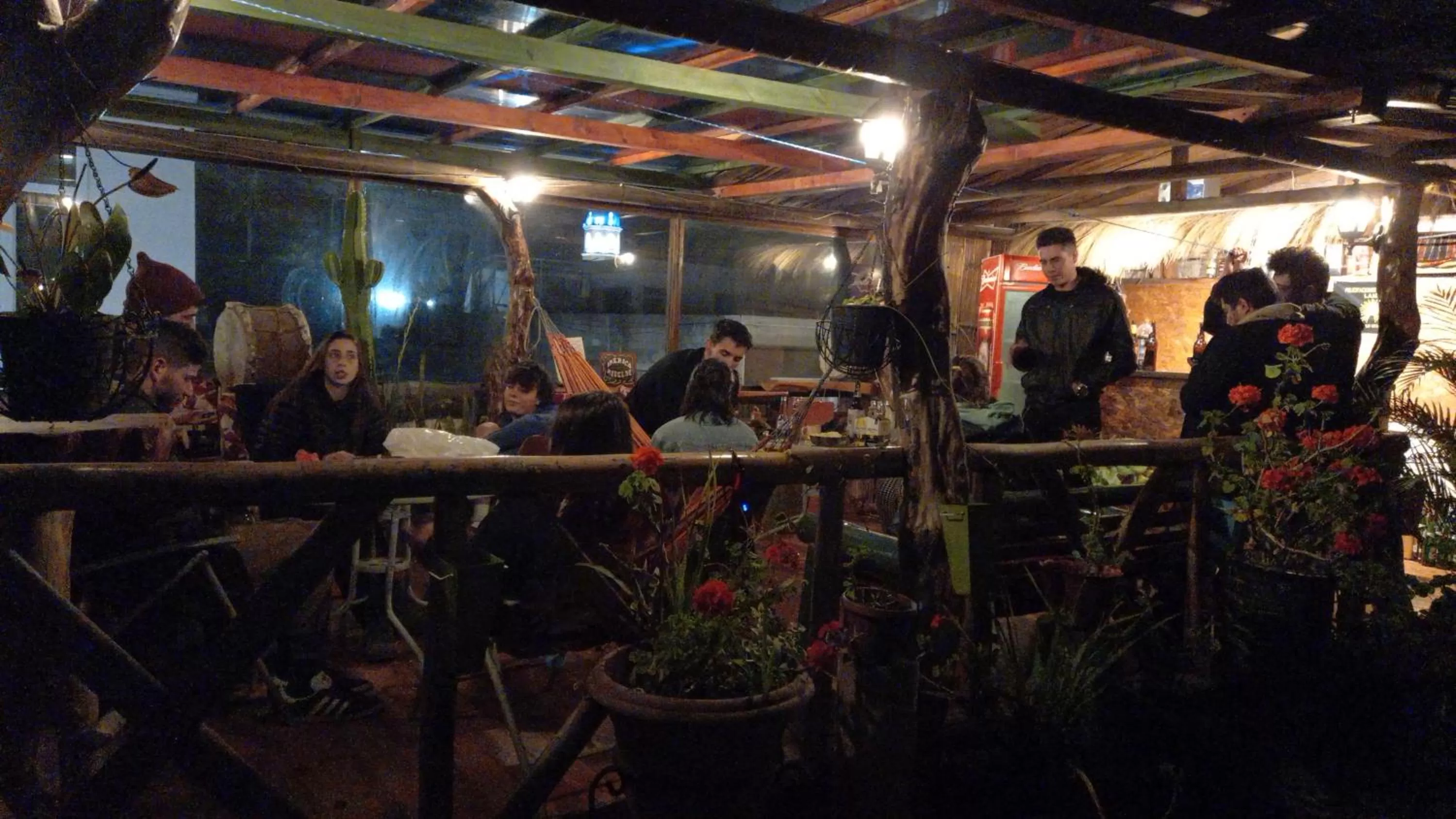 People in Flying Donkey