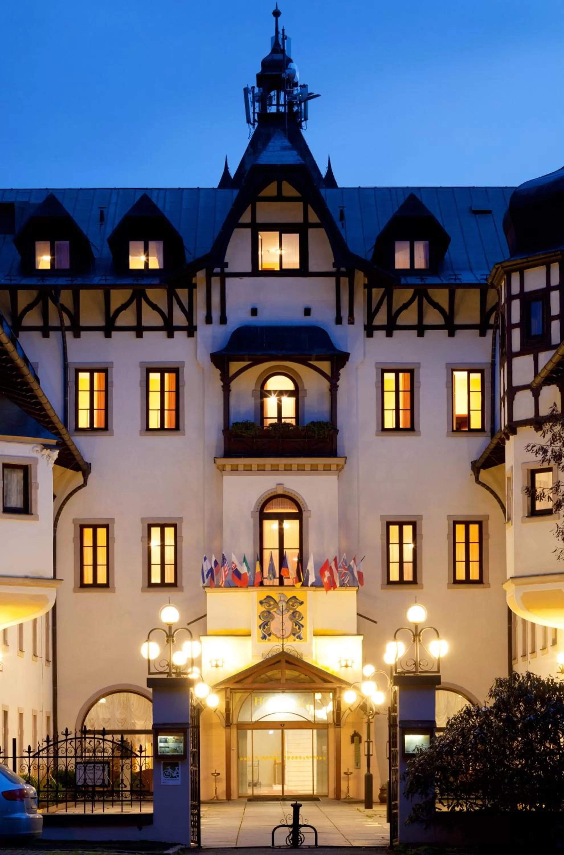 Facade/entrance in Chateau Monty Spa Resort