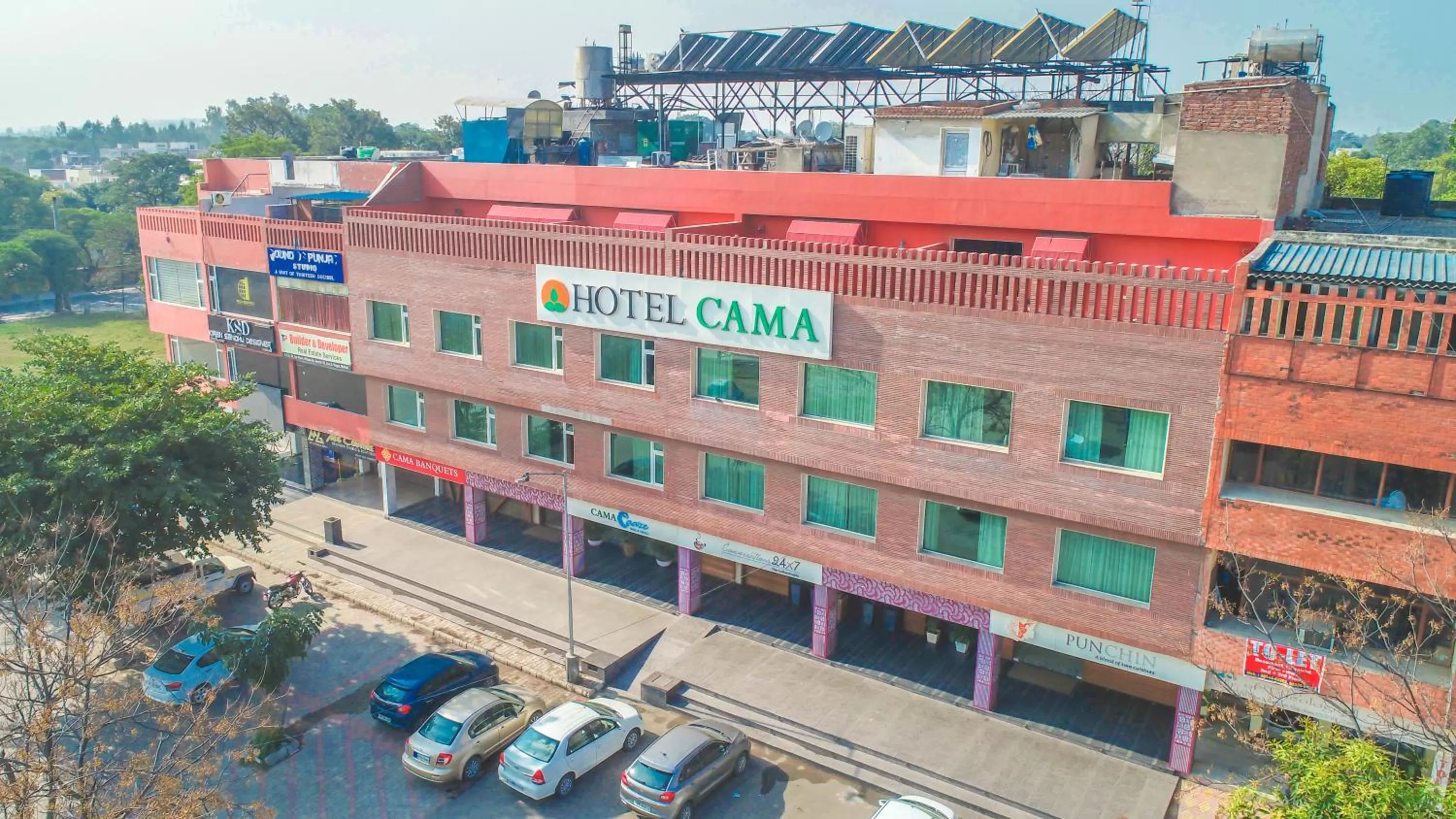 Property building in Hotel Cama