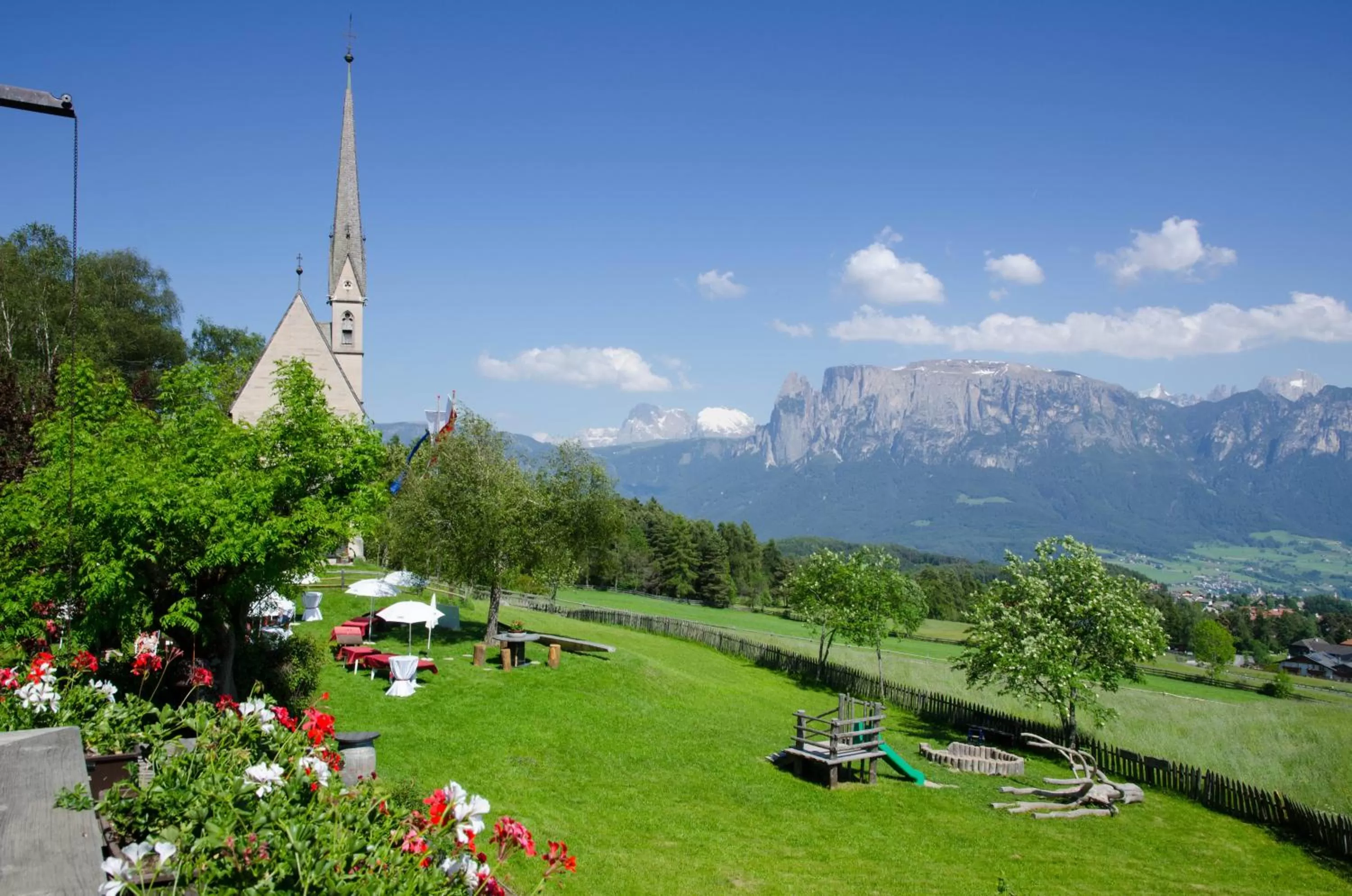 Garden in Hotel Ansitz Kematen ***S