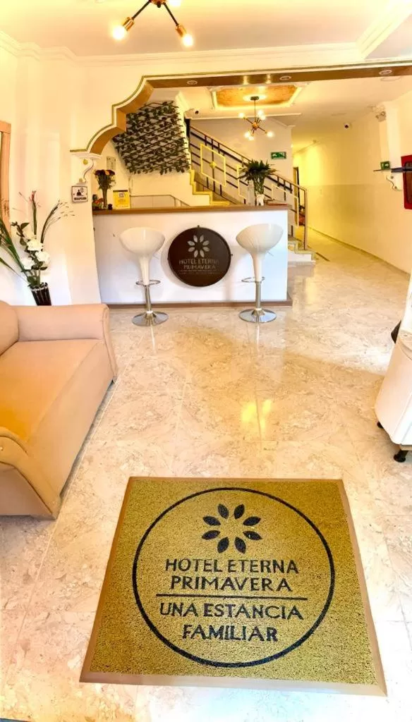 Lobby or reception in Hotel Eterna Primavera