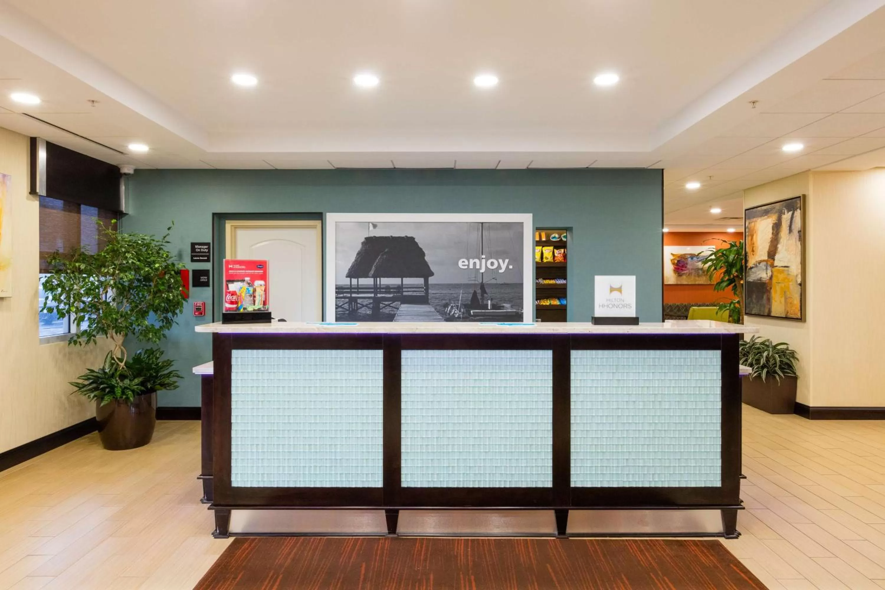 Lobby or reception in Hampton Inn Daytona Beach/Beachfront
