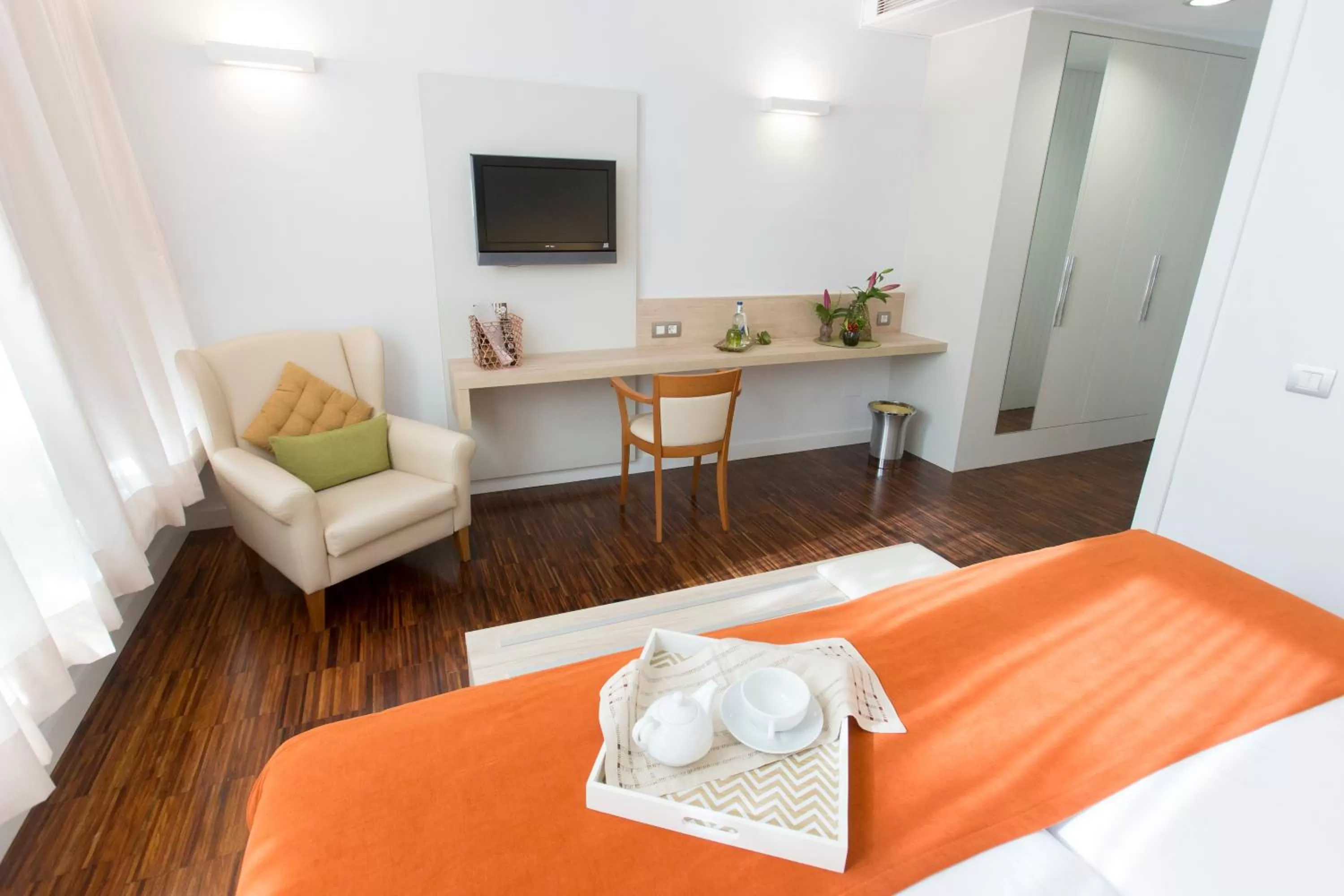 Photo of the whole room, Bed in Hotel Escuela Santa Cruz