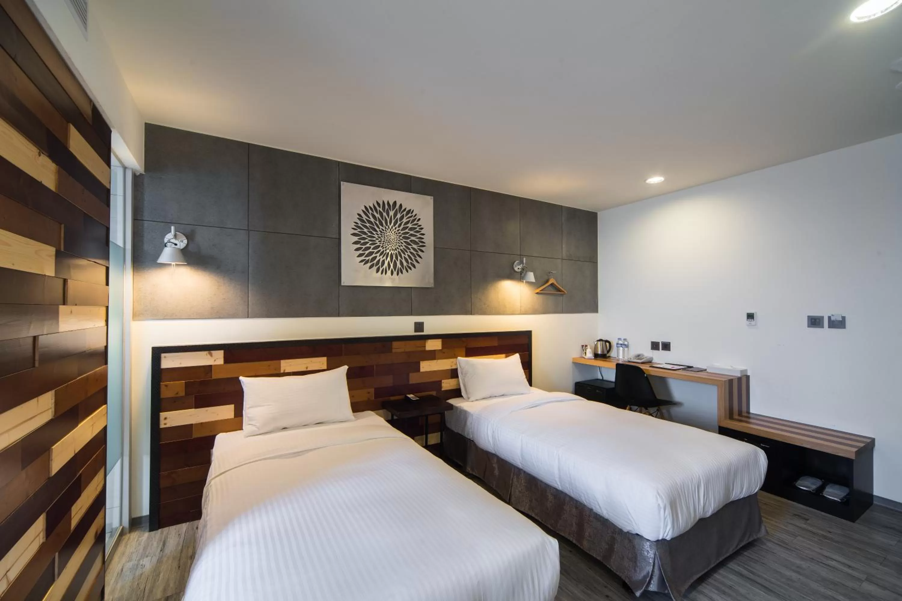 Bed in Xinshe Hotel - Hsinchu
