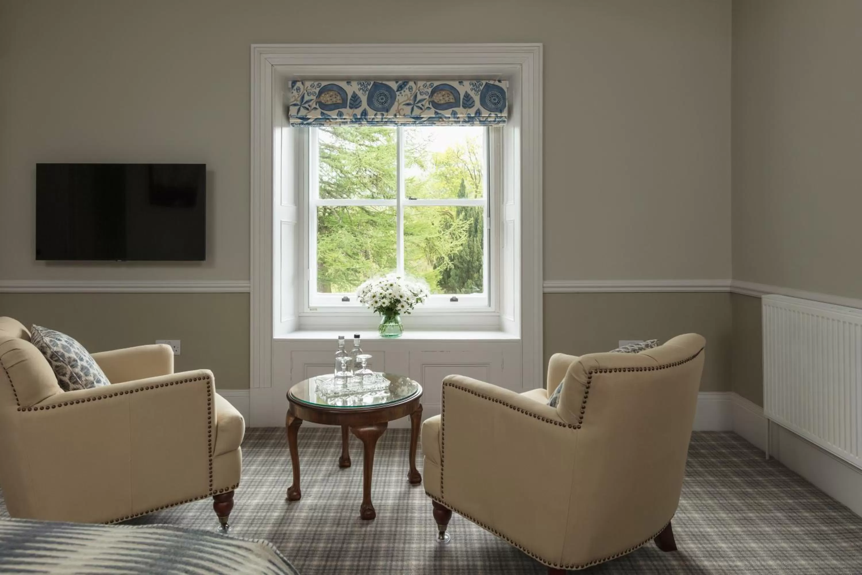 Seating area in Farlam Hall Hotel & Restaurant