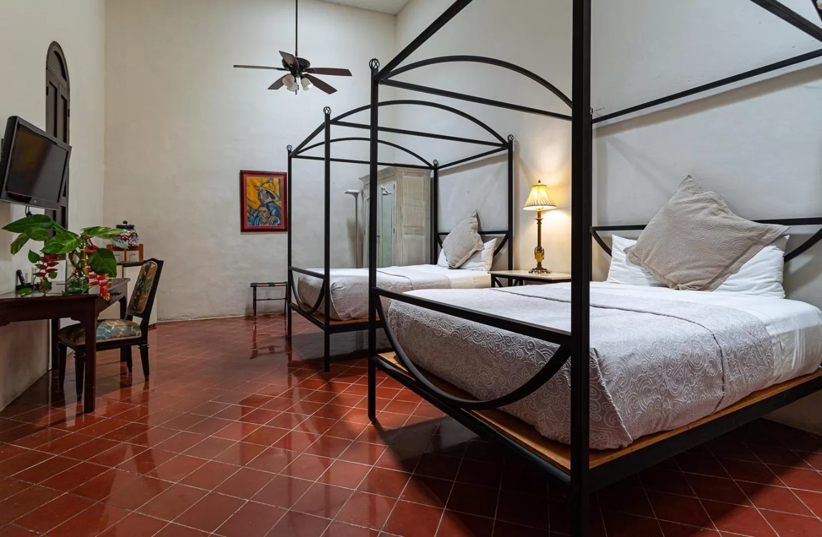 Bed in Villa Merida Boutique Hotel