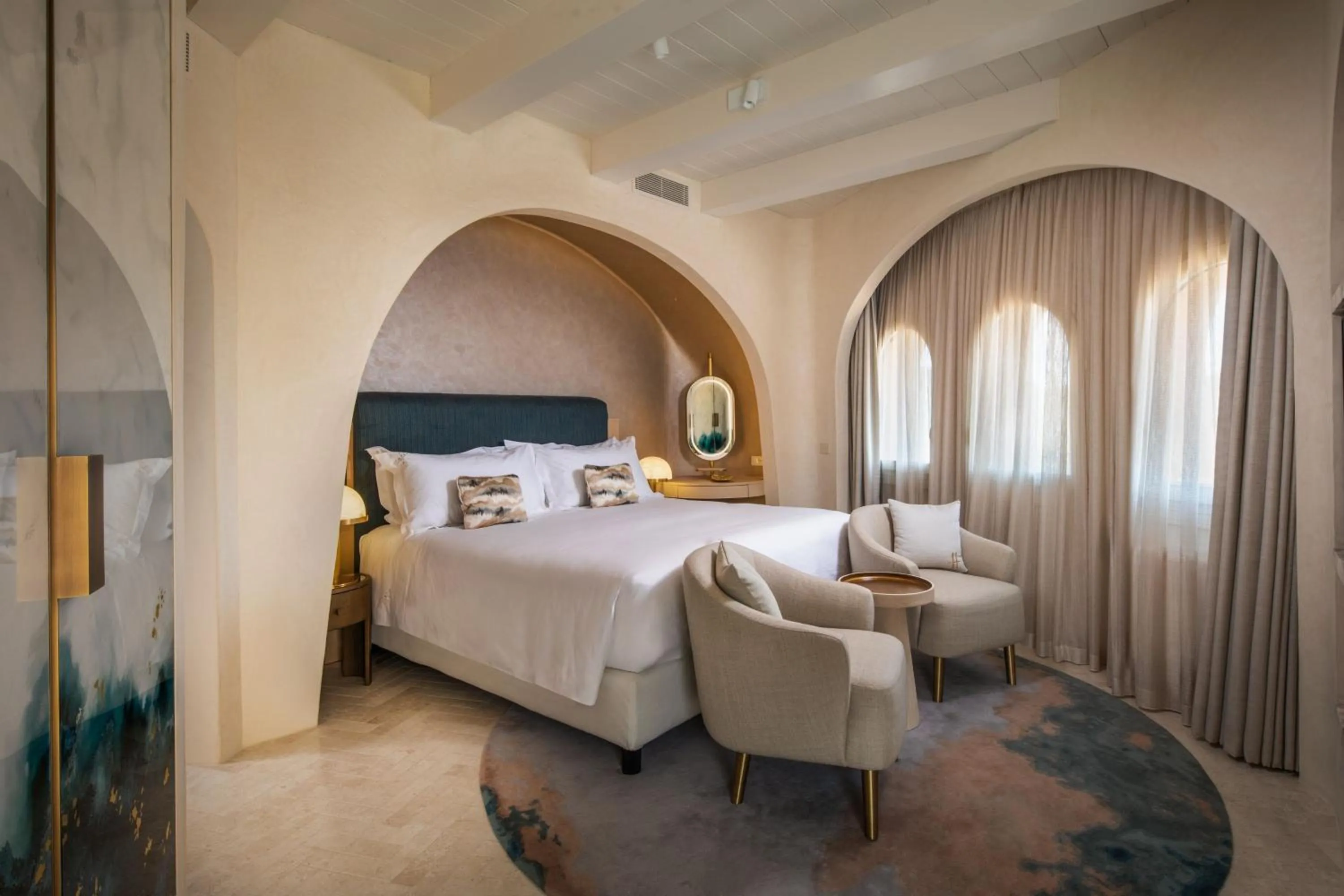 Bedroom, Bed in Hotel Cala di Volpe, a Luxury Collection Hotel, Costa Smeralda