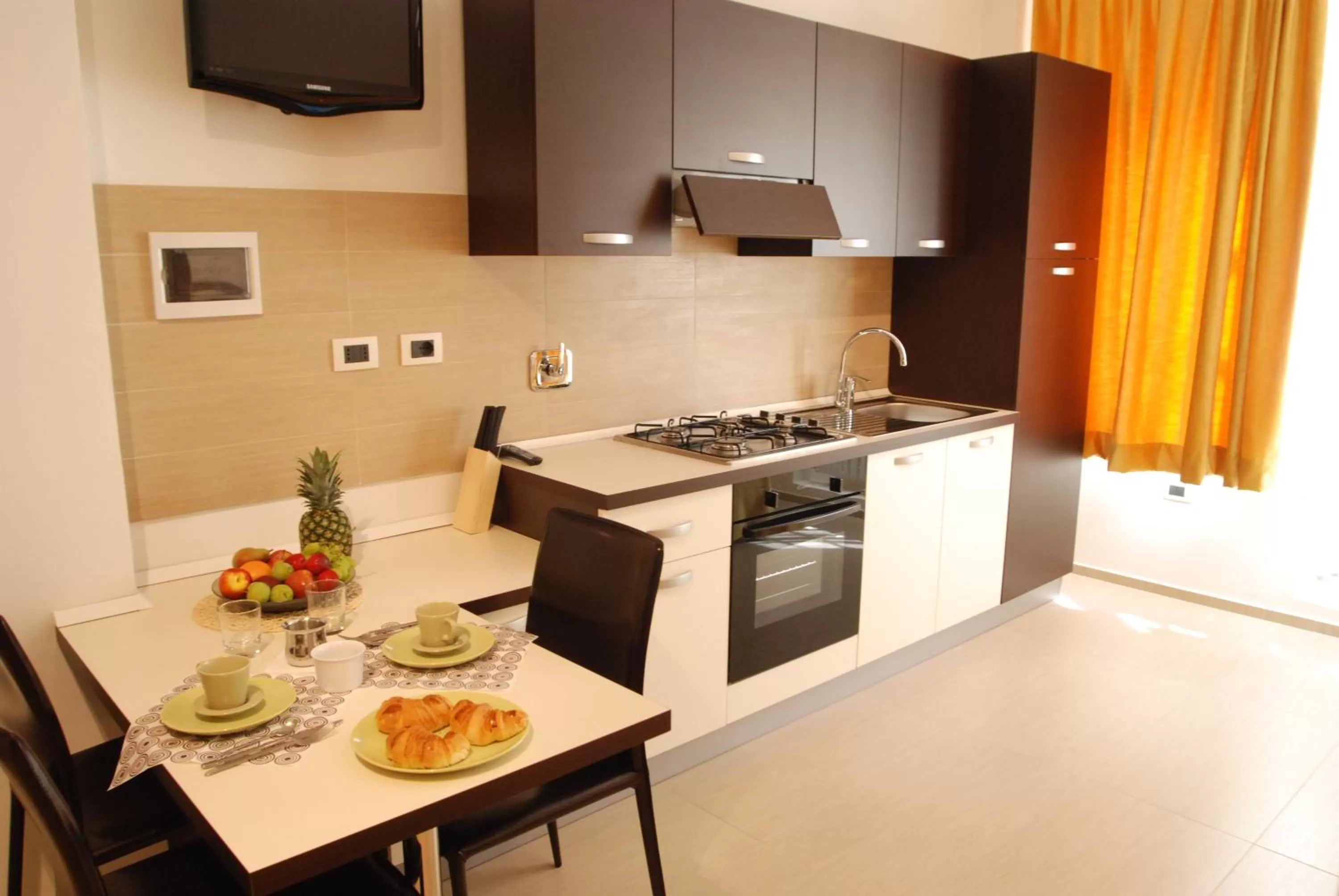 Kitchen or kitchenette in B&B Fiera Maglo'