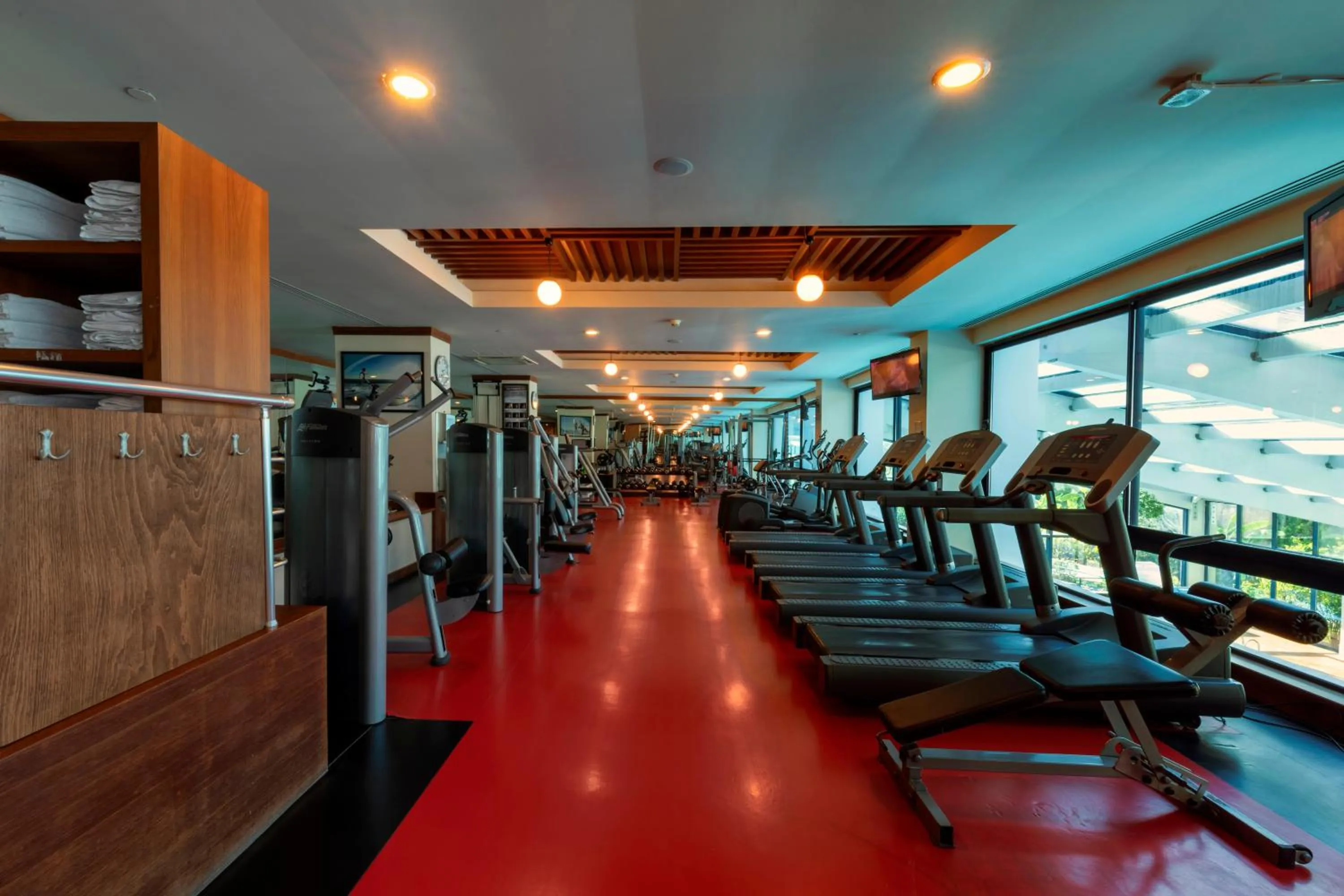 Fitness centre/facilities in Susesi Luxury Resort