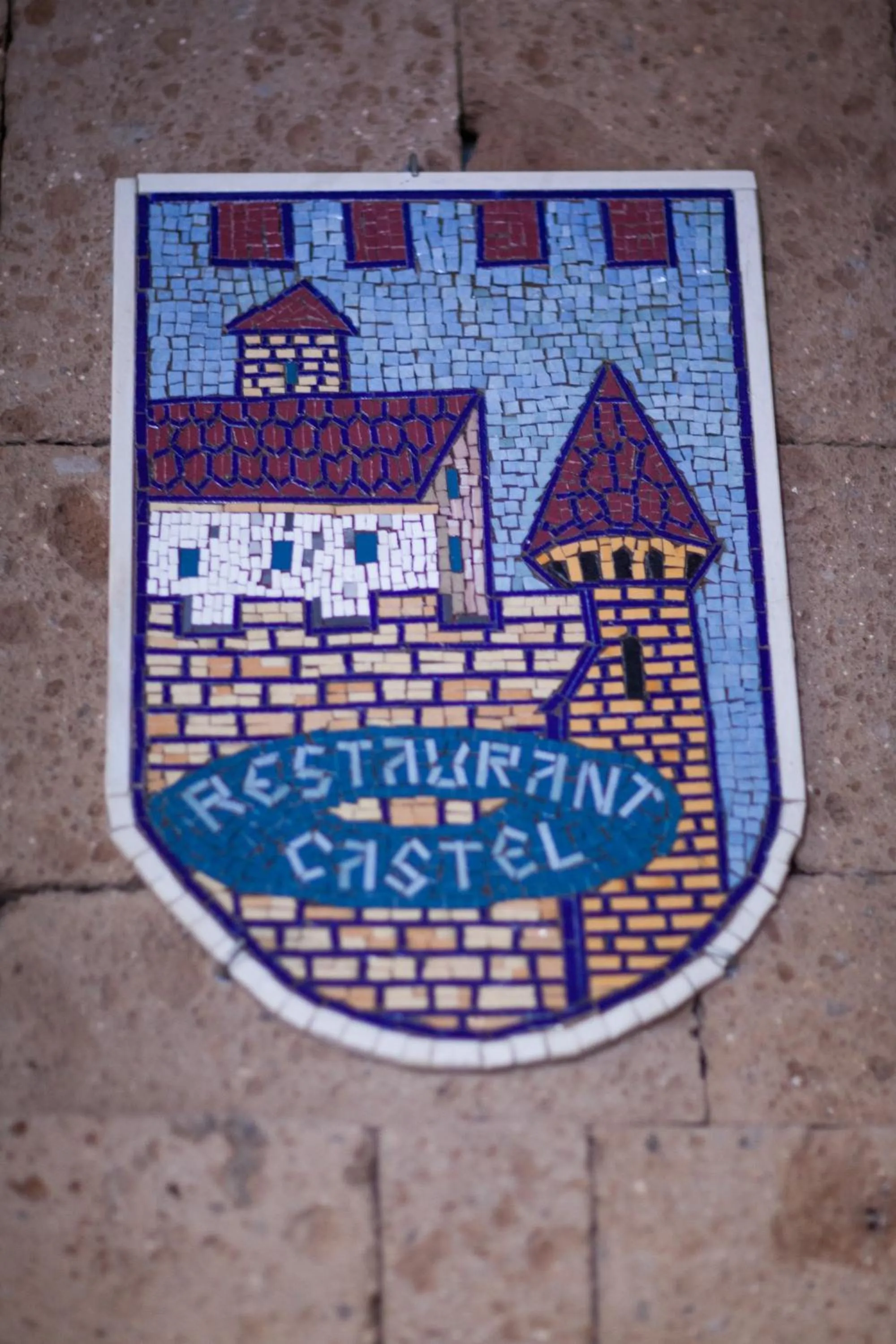 Decorative detail in House of Dracula Hotel