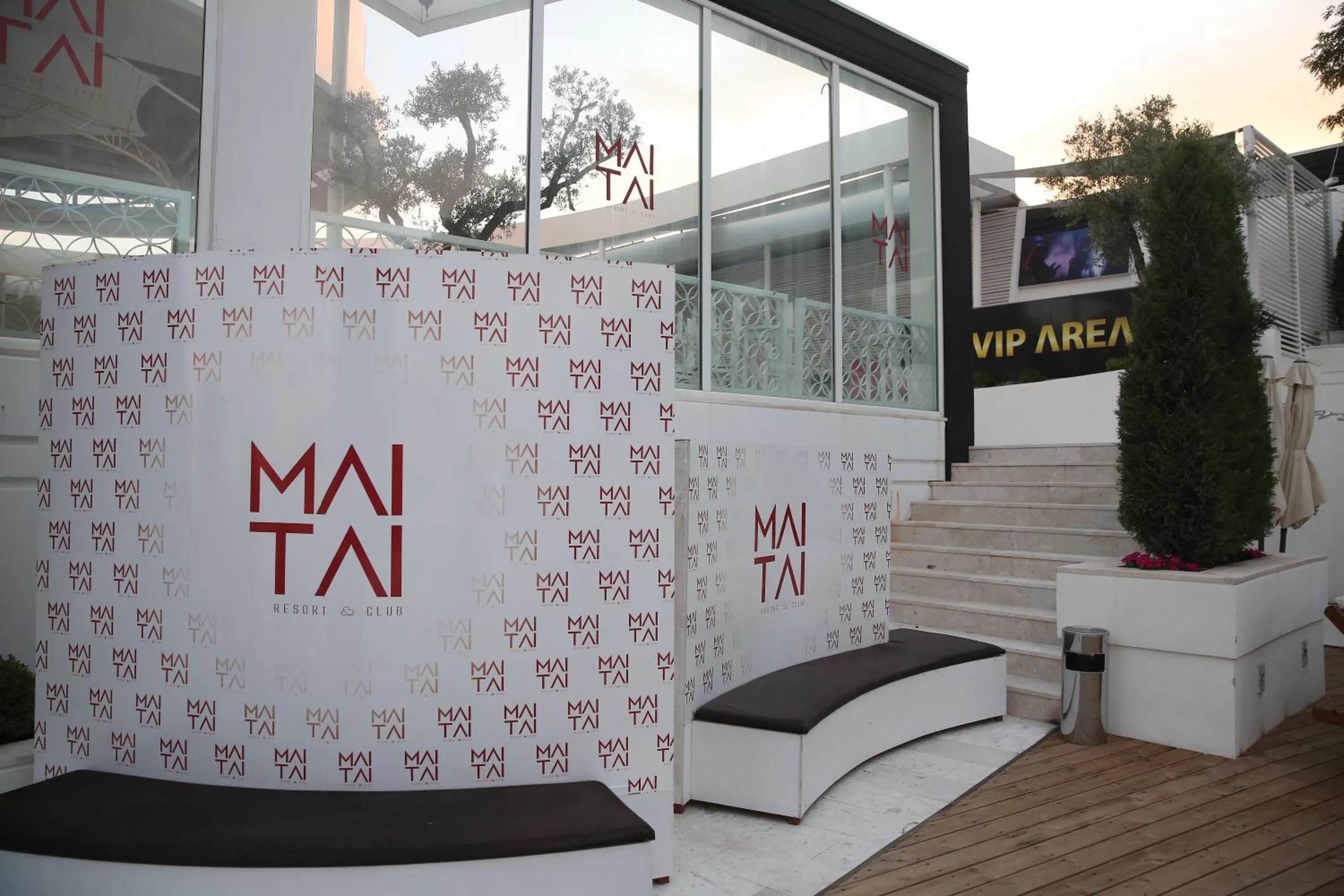 Property Logo/Sign in Mai Tai Resort