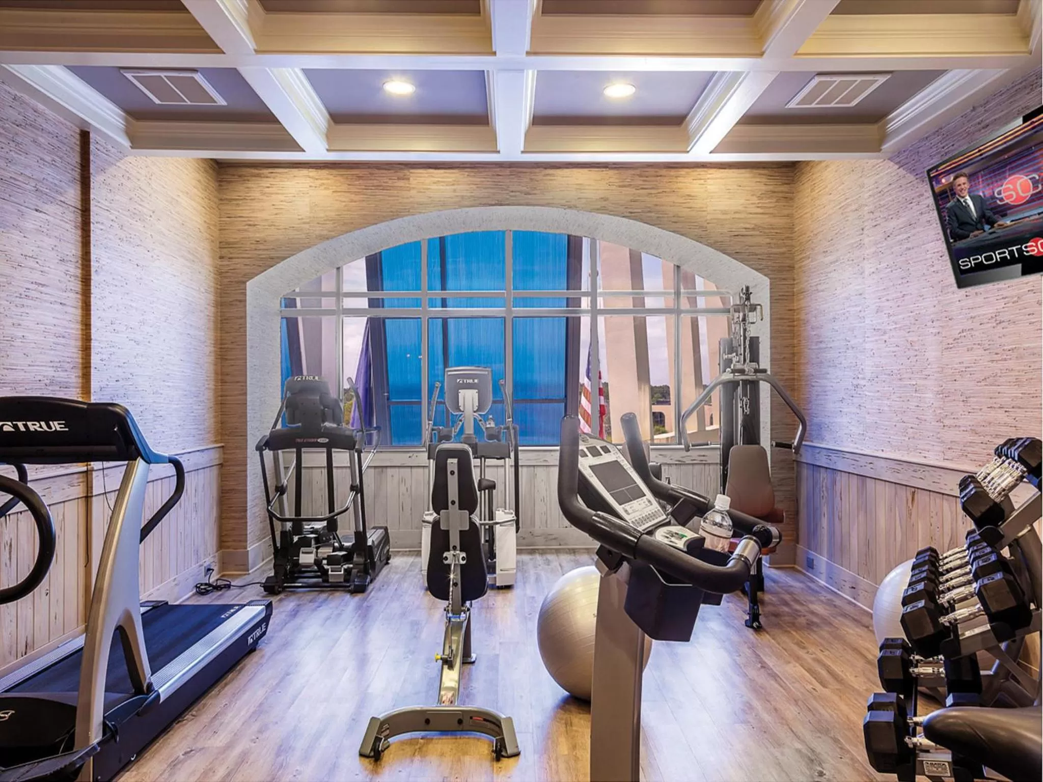 Fitness centre/facilities in Coral Beach Resort