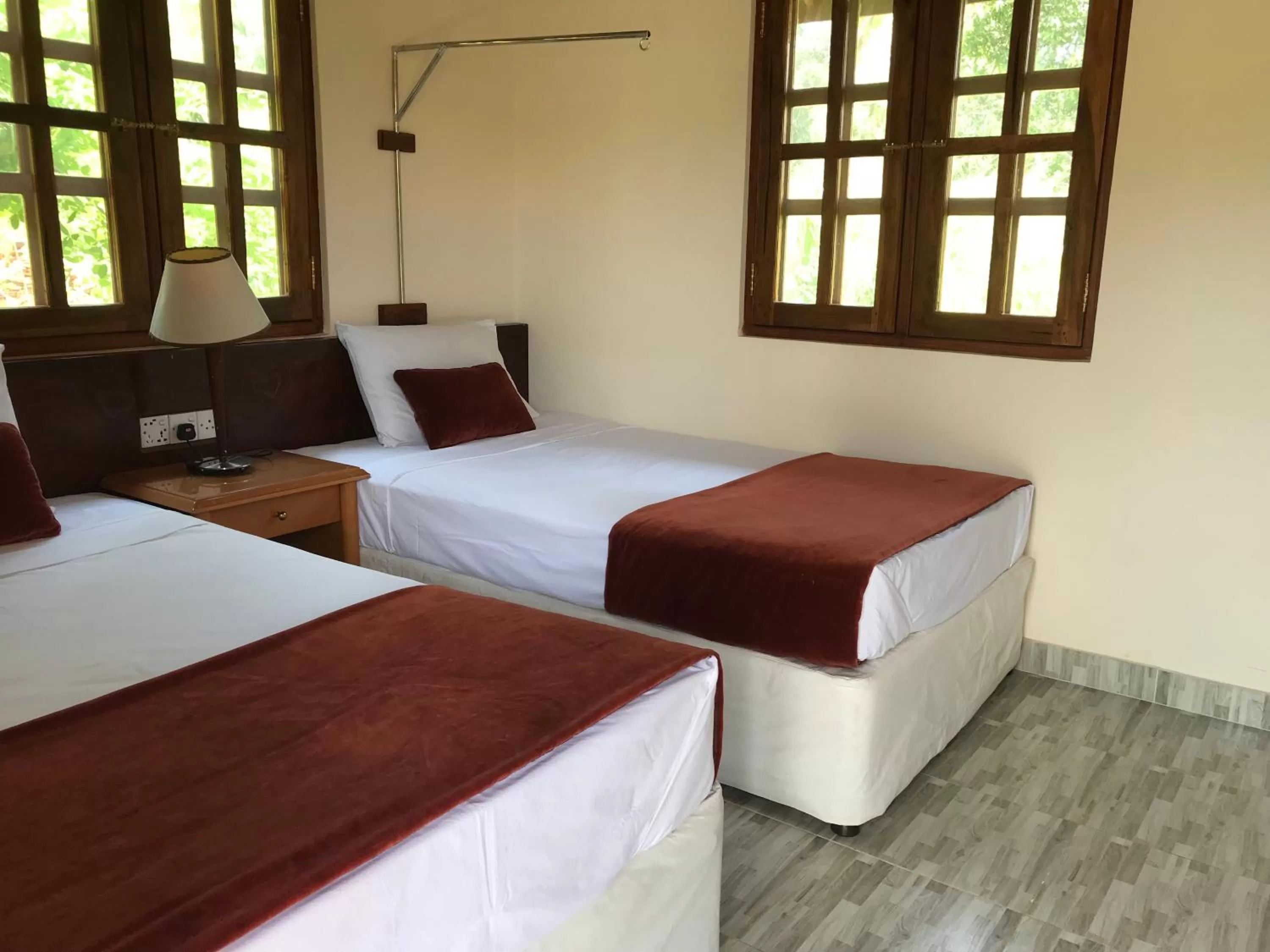 Bed in Hotel 4 U Saliya Garden