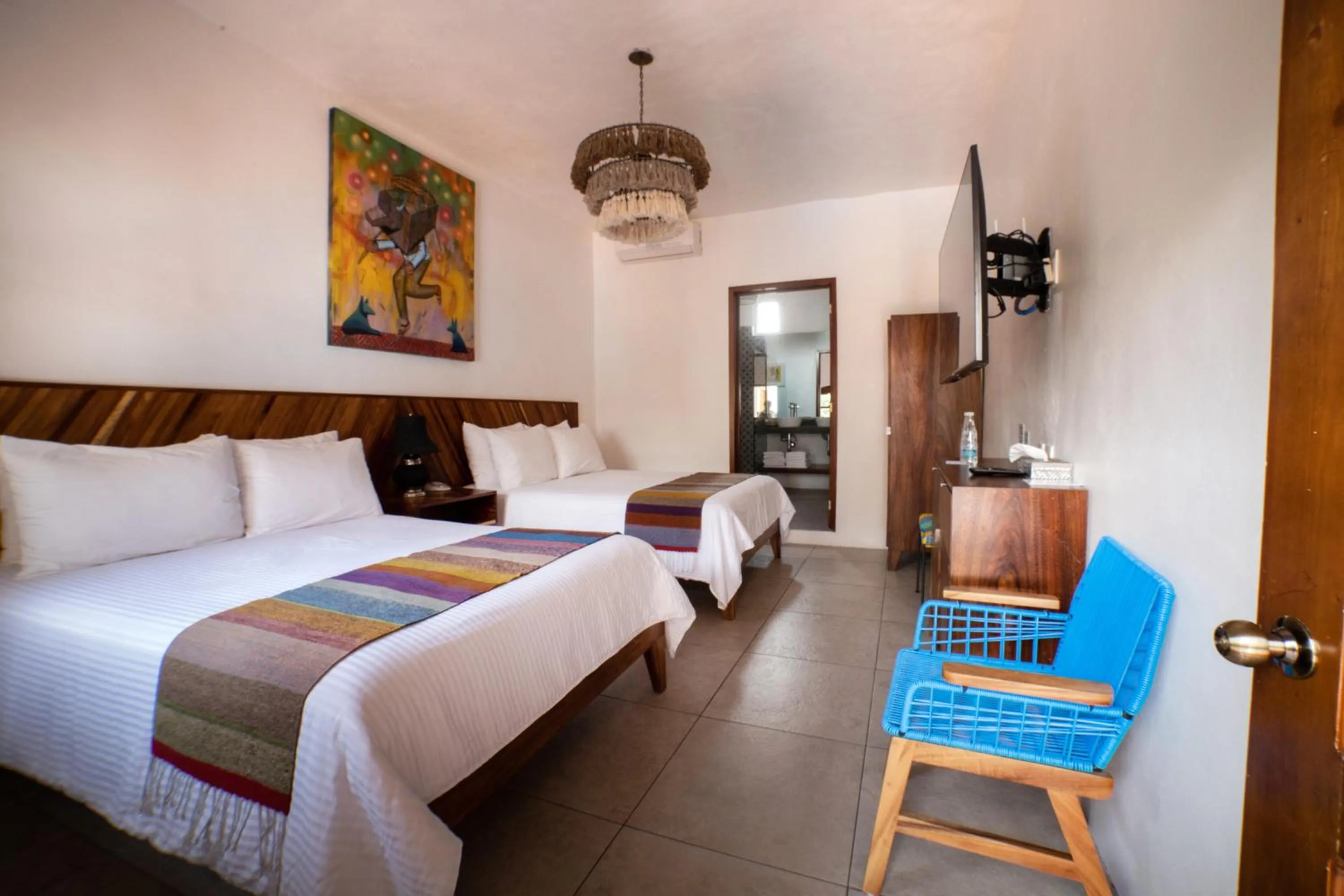 Bedroom, Bed in NaNa Vida Hotel Oaxaca