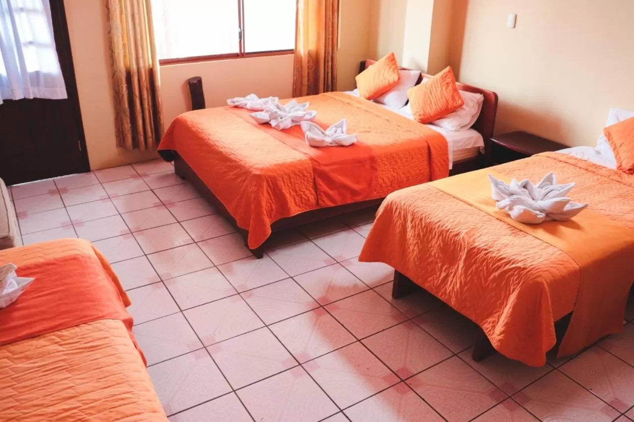 Bed in Hostal Carliza