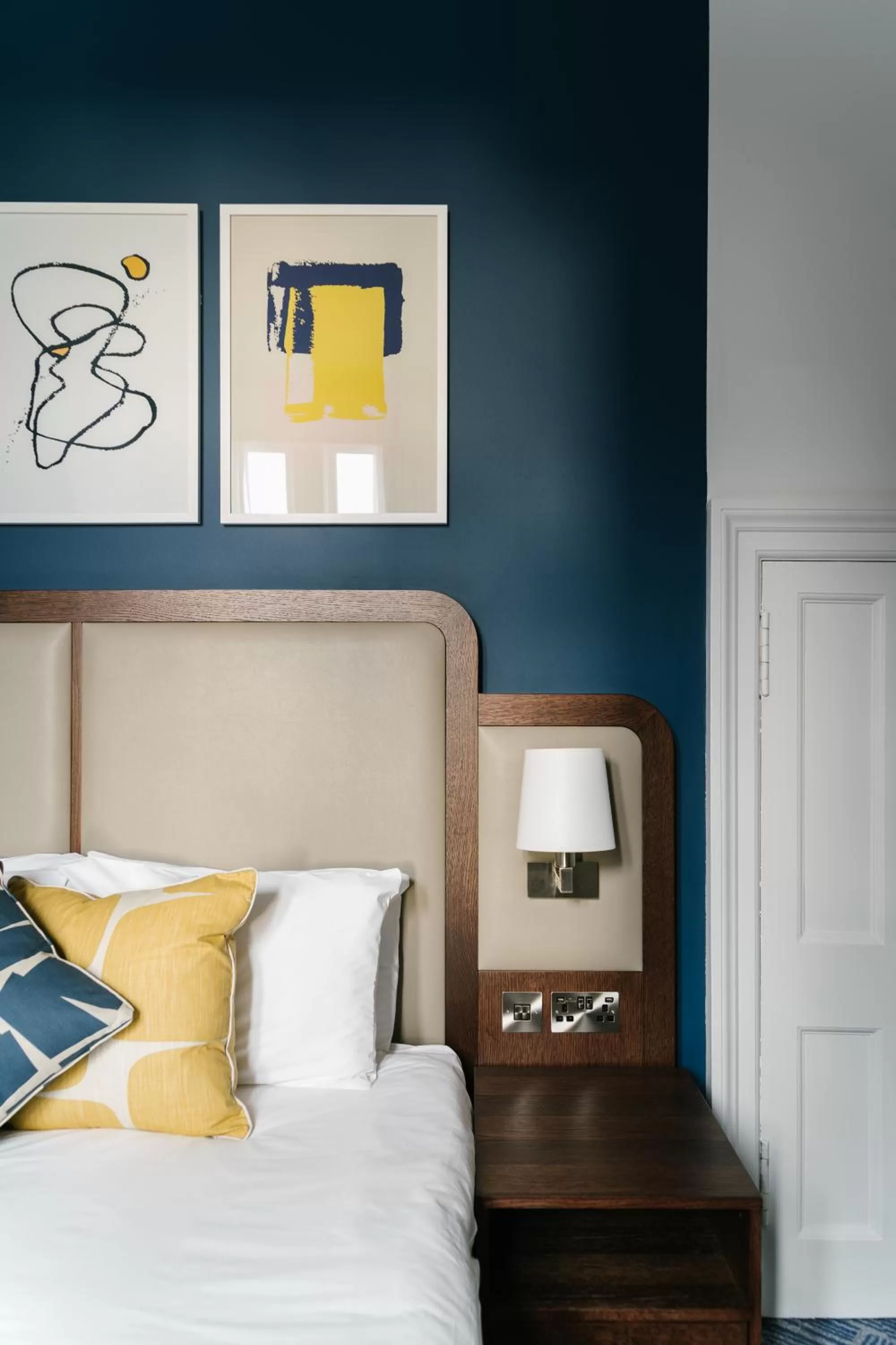 Decorative detail, Bed in voco Grand Central Glasgow by IHG