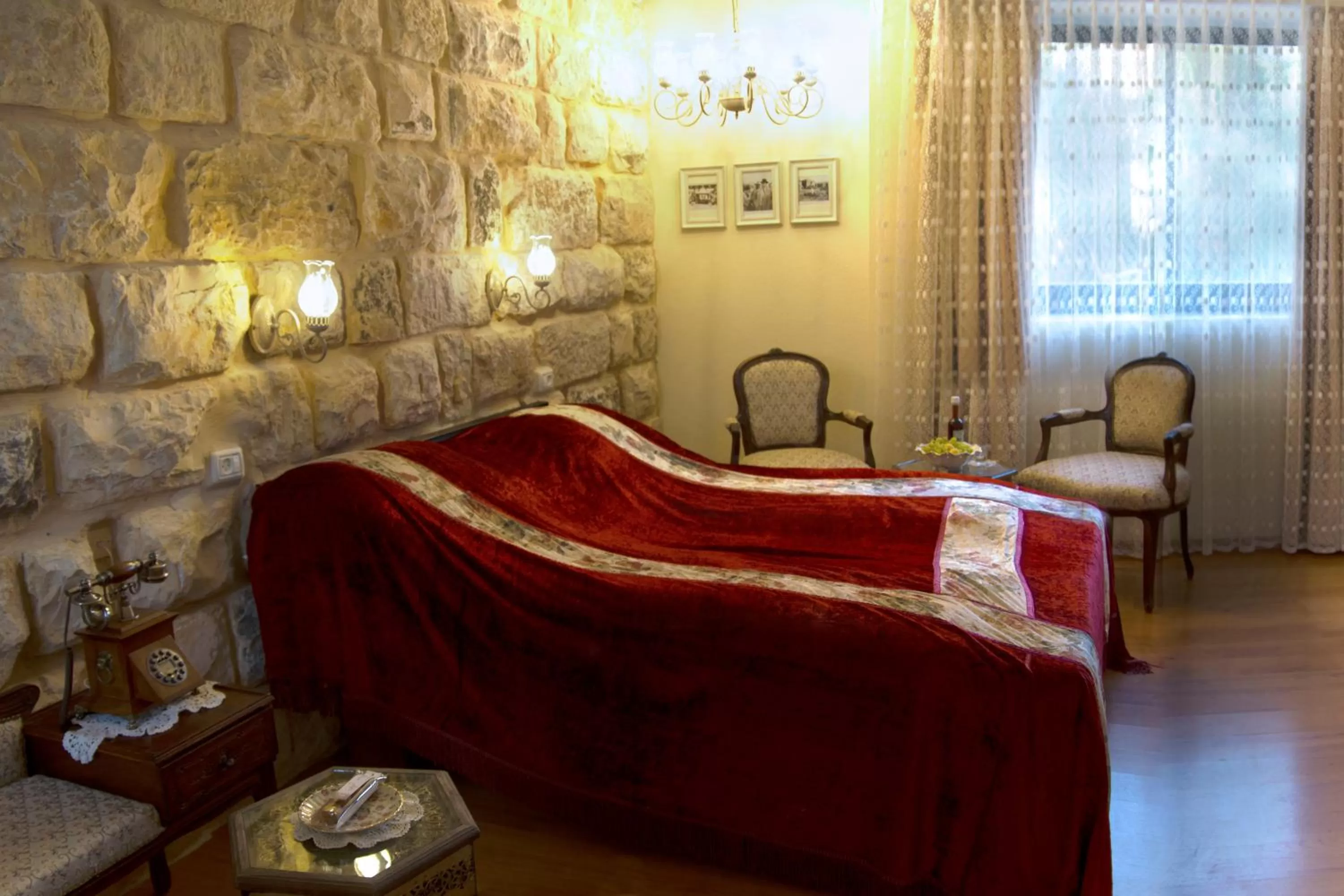 Photo of the whole room, Bed in Beit Shalom Historical boutique Hotel