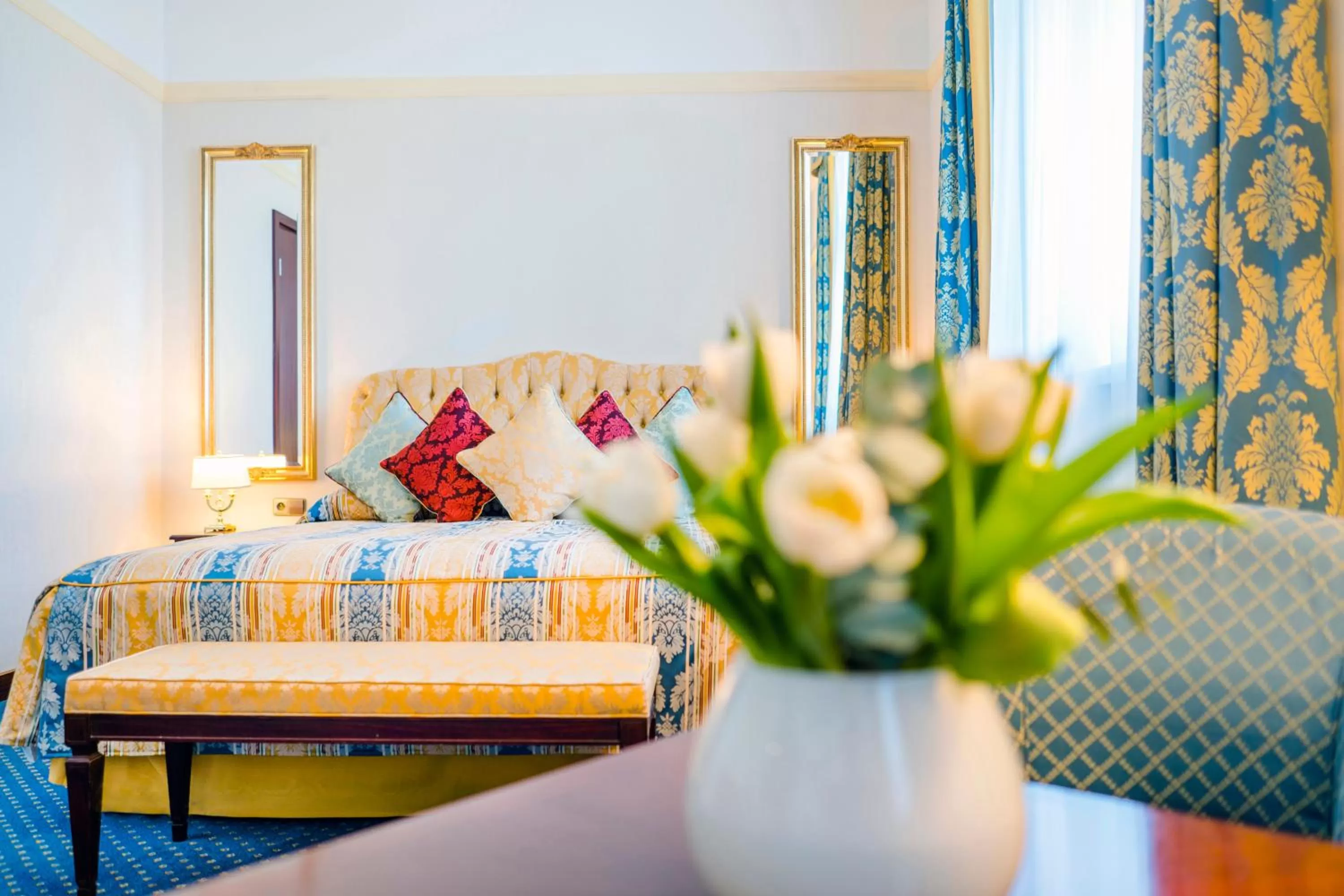 Bedroom, Bed in Hotel Polonia Palace