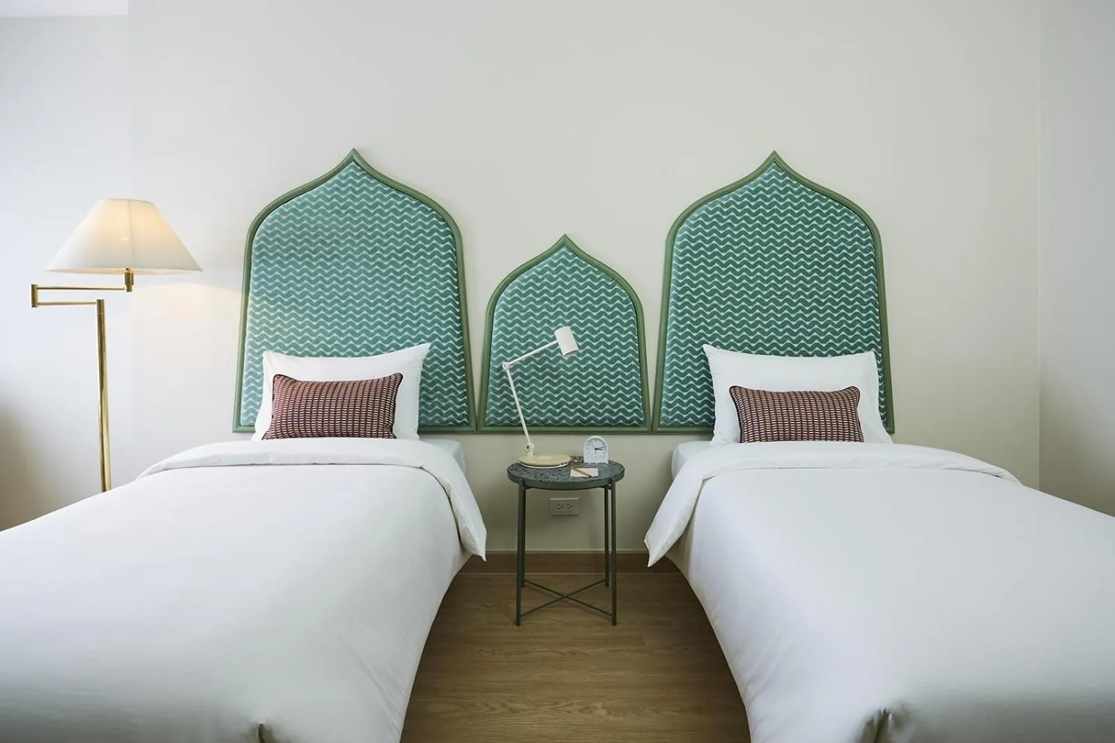 Bed in 56 Surawong Hotel Bangkok