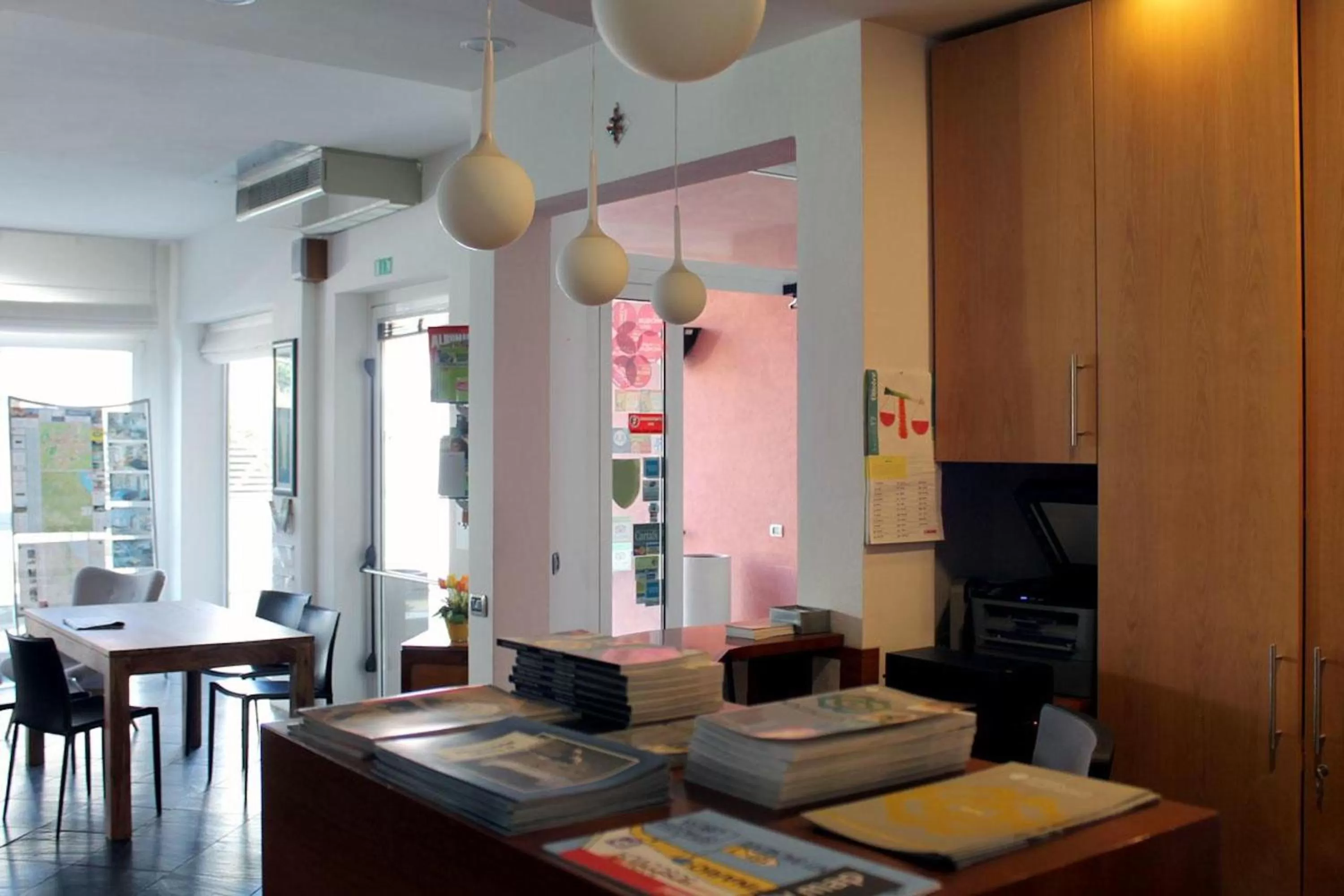 Lobby or reception in Hotel Rubicone