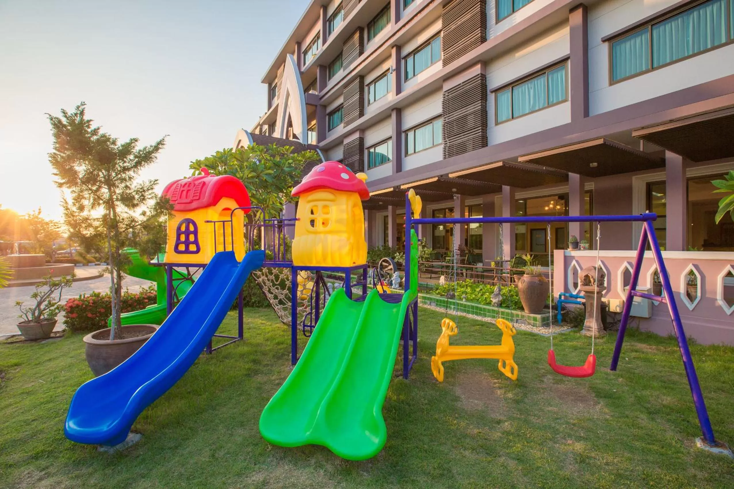 Children play ground in Phanomrungpuri Hotel Buriram
