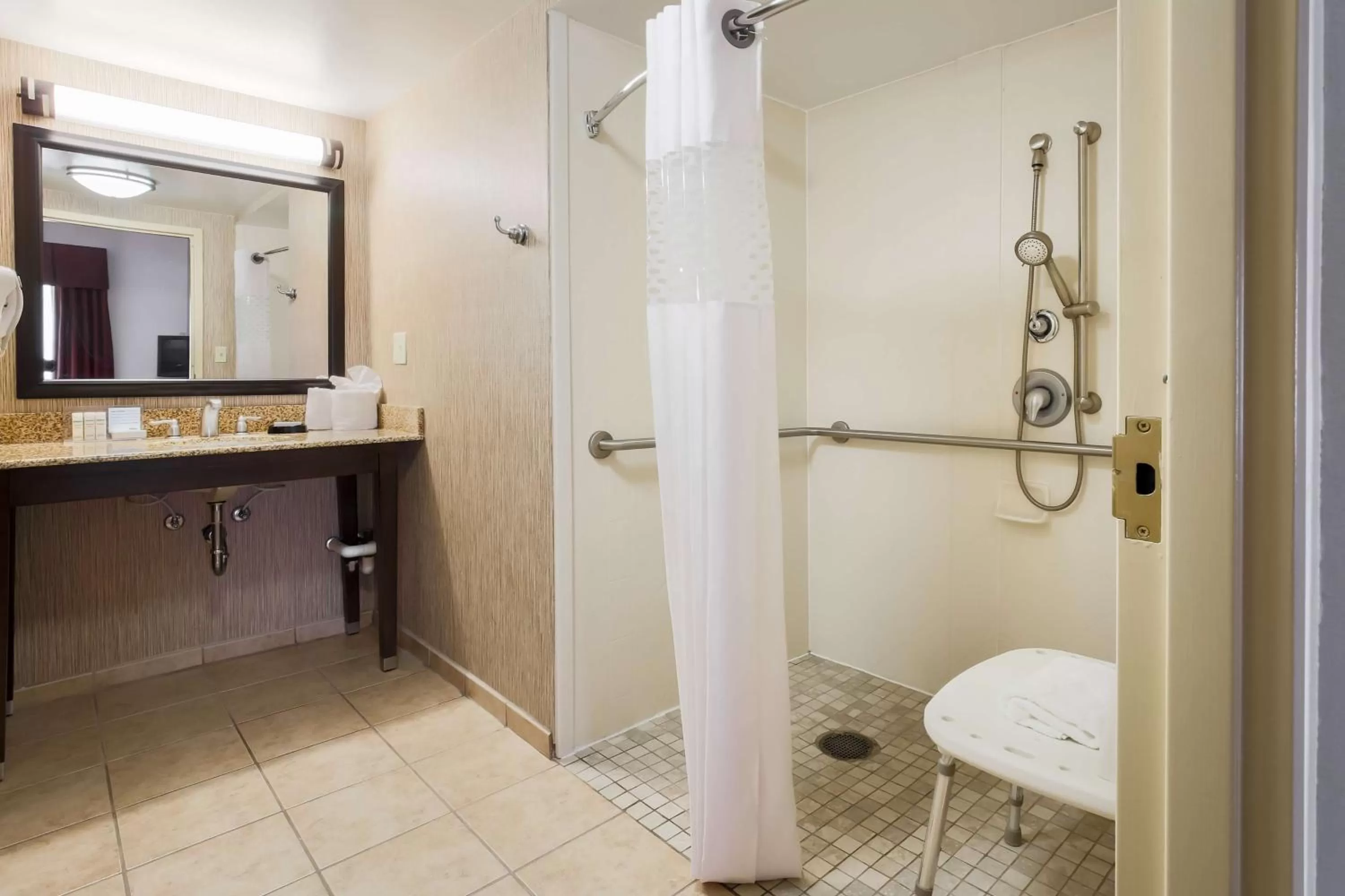 Bathroom in Hampton Inn Champaign/Urbana