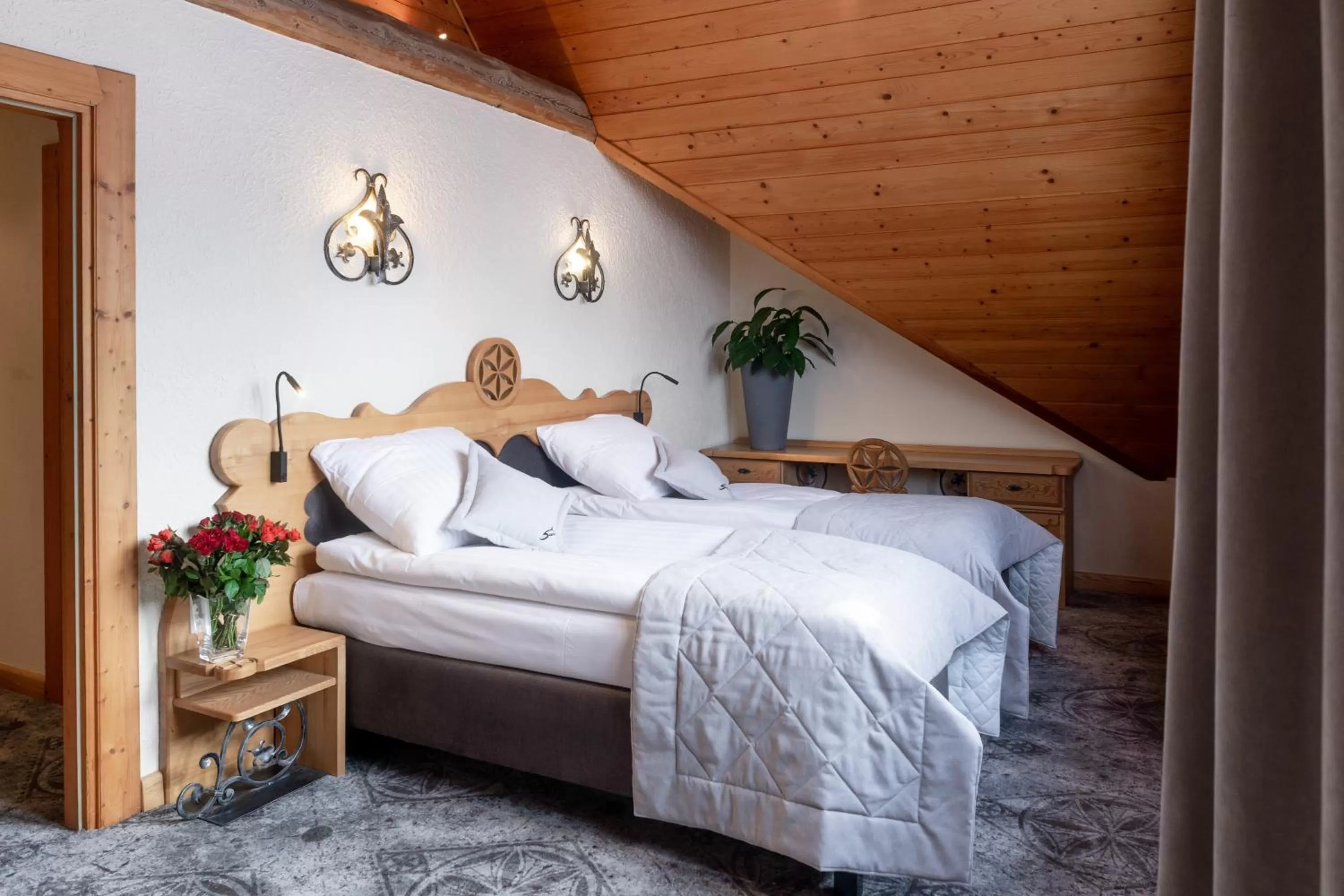 Bed in Hotel Sabała