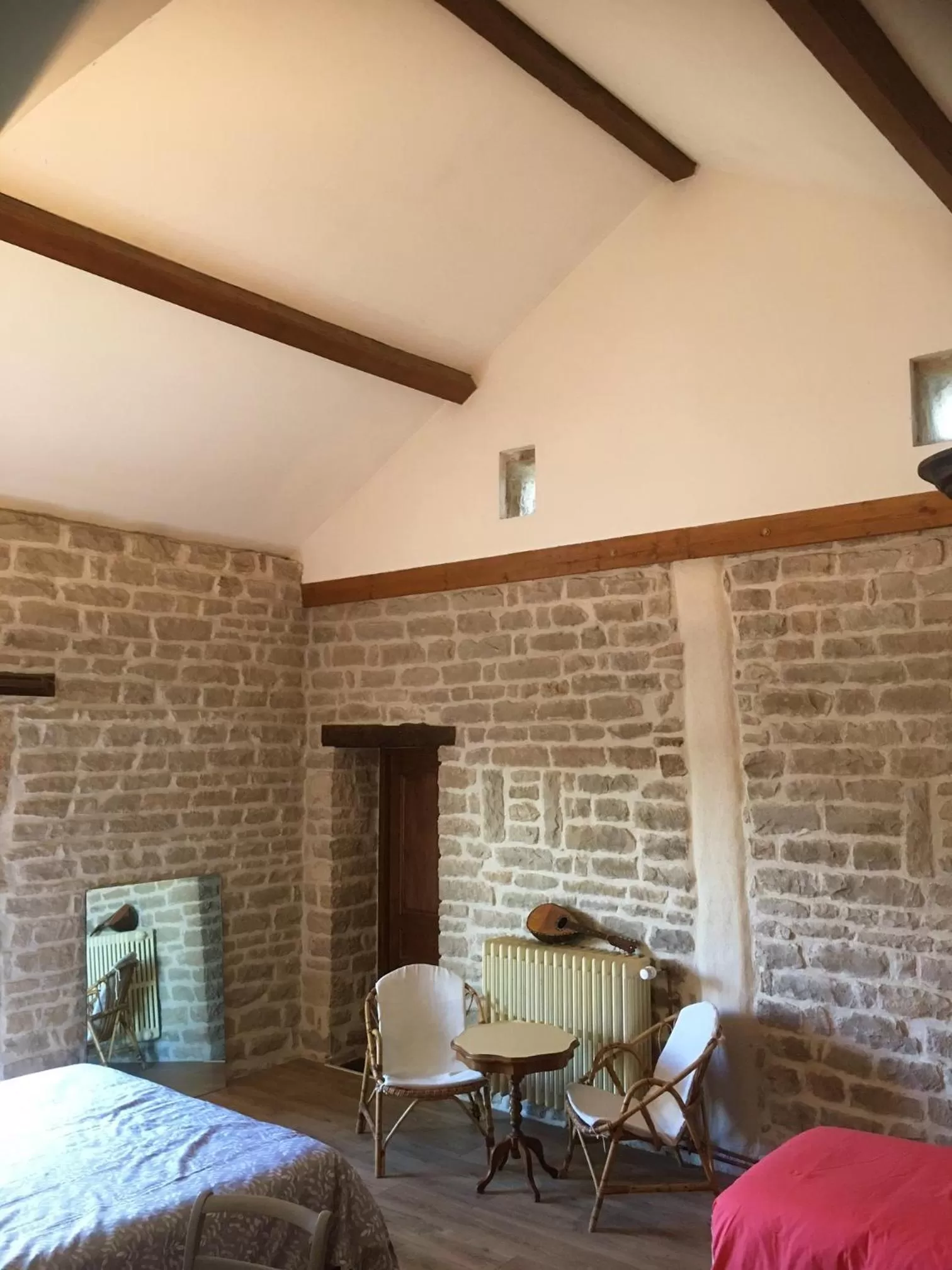 Bedroom, Seating Area in 2 chambres privées au calme à la Maison des Bambous