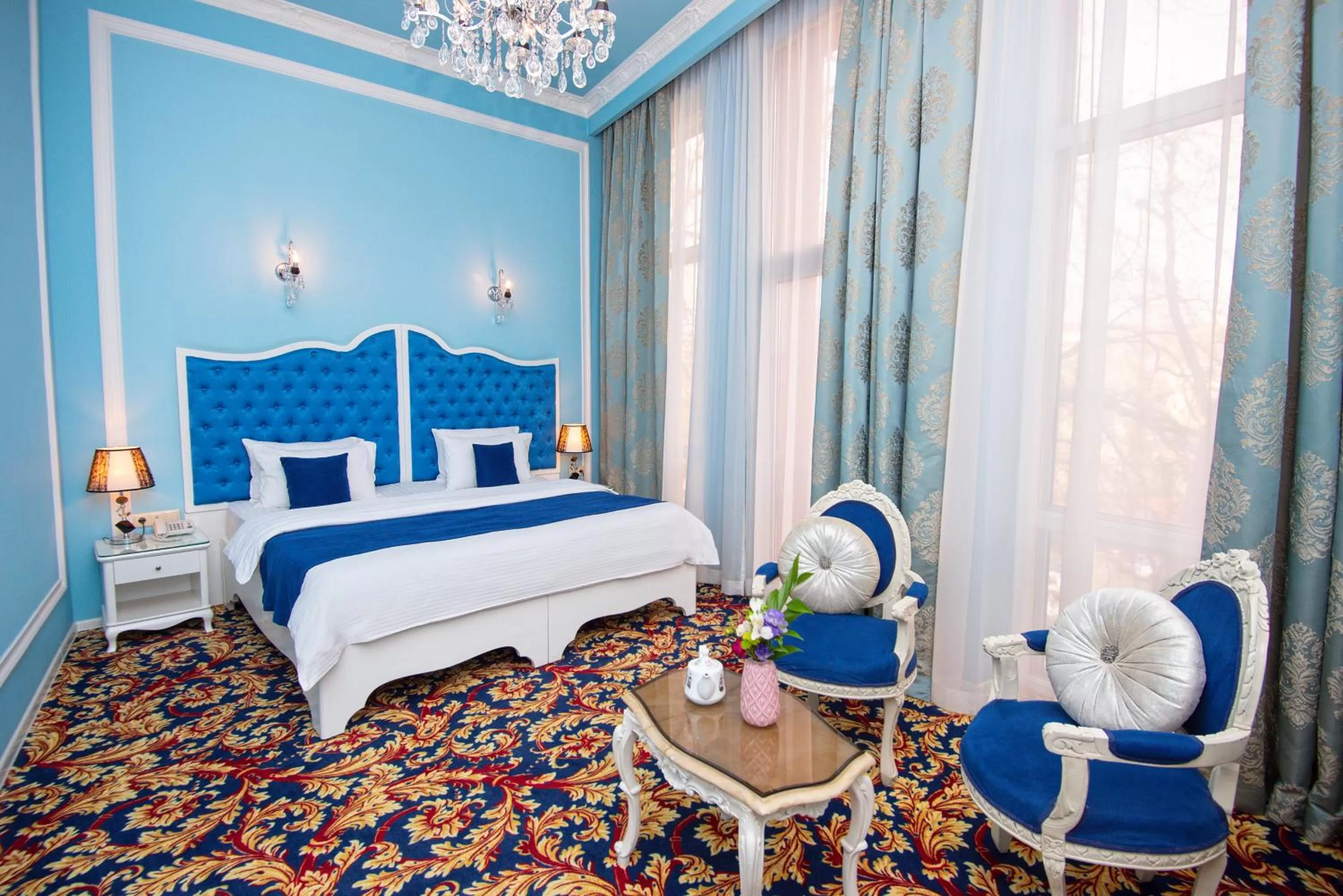 Photo of the whole room, Bed in River Side Hotel Tbilisi
