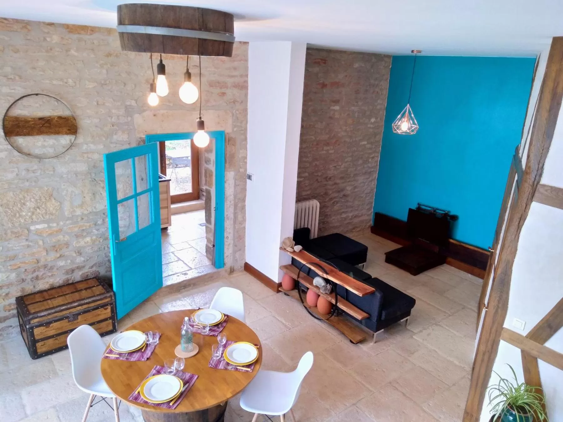 Living room in Jardin des Sens, la Rente d'Eguilly