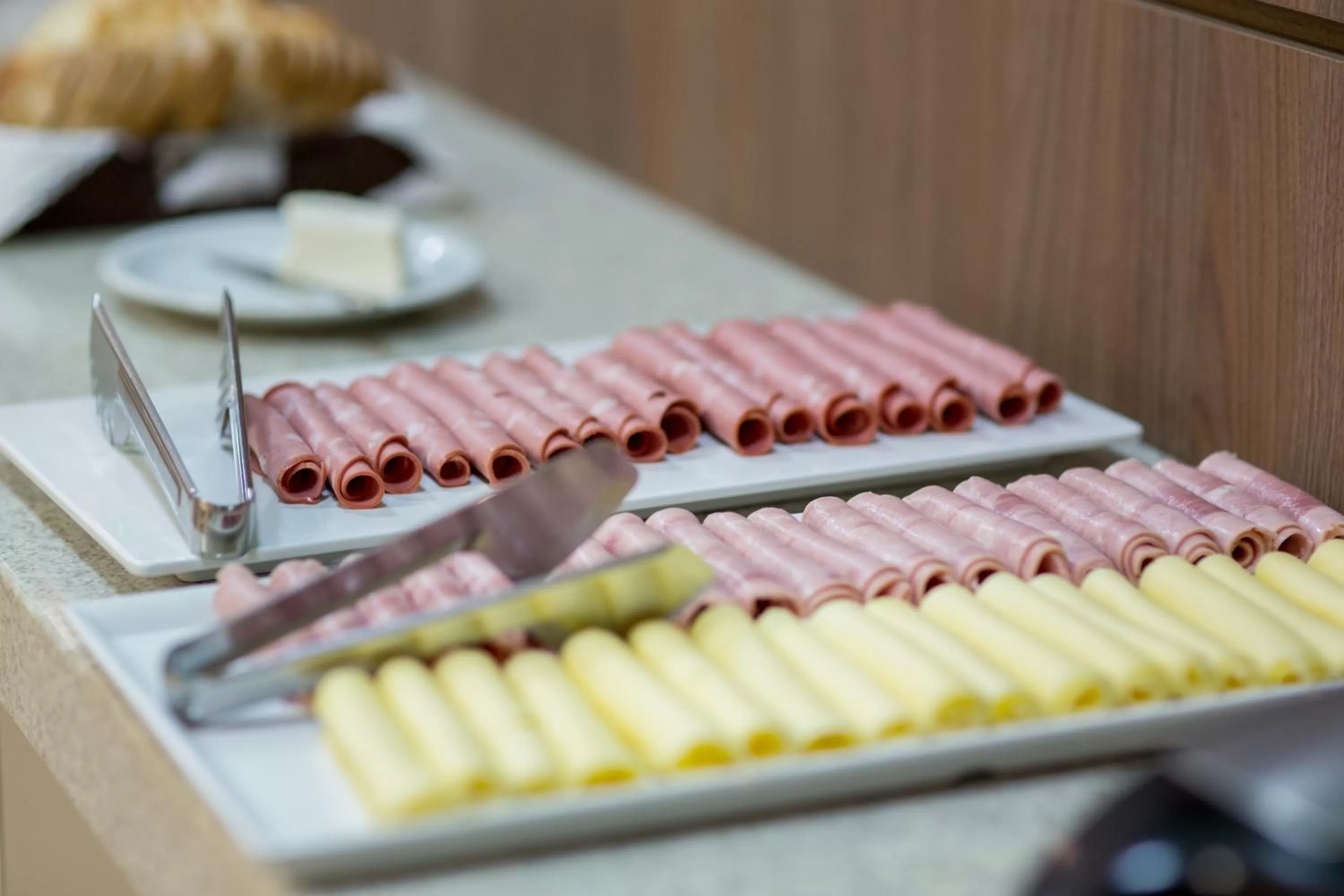 Buffet breakfast in Hotel Trevo Cascavel