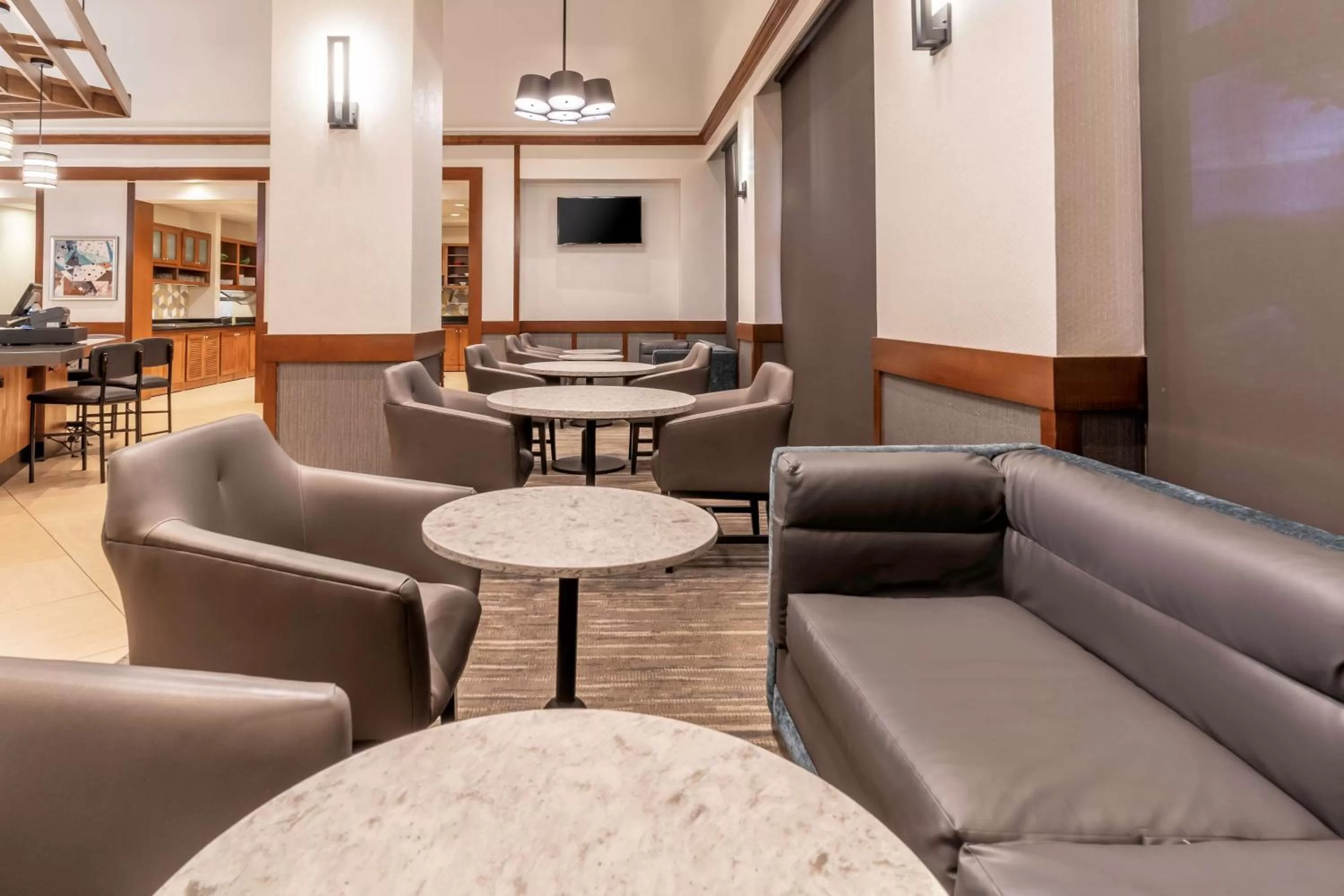 Lobby or reception in Hyatt Place Charlotte Airport Billy Graham Parkway