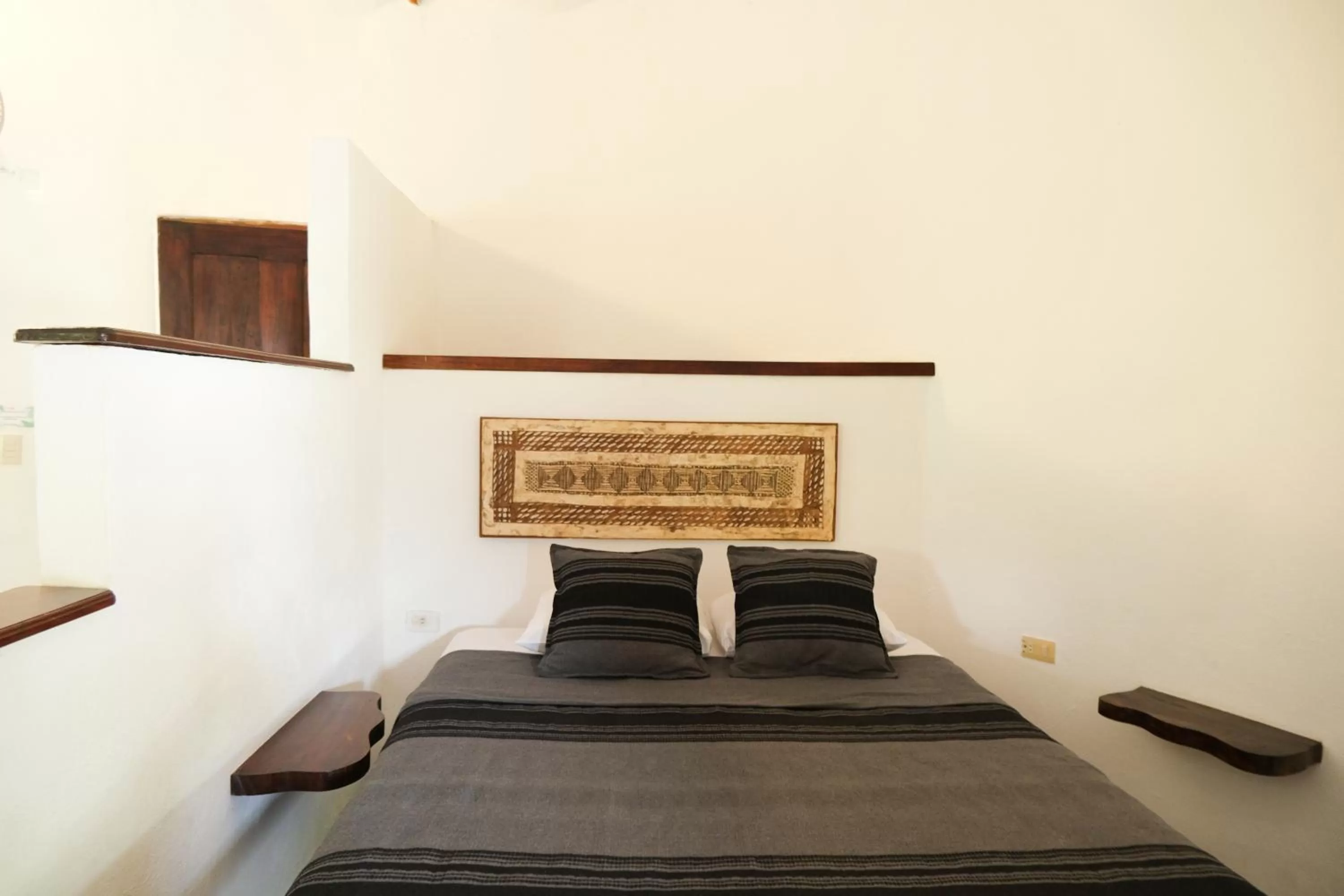 Bed in Hotel Uolis Nah