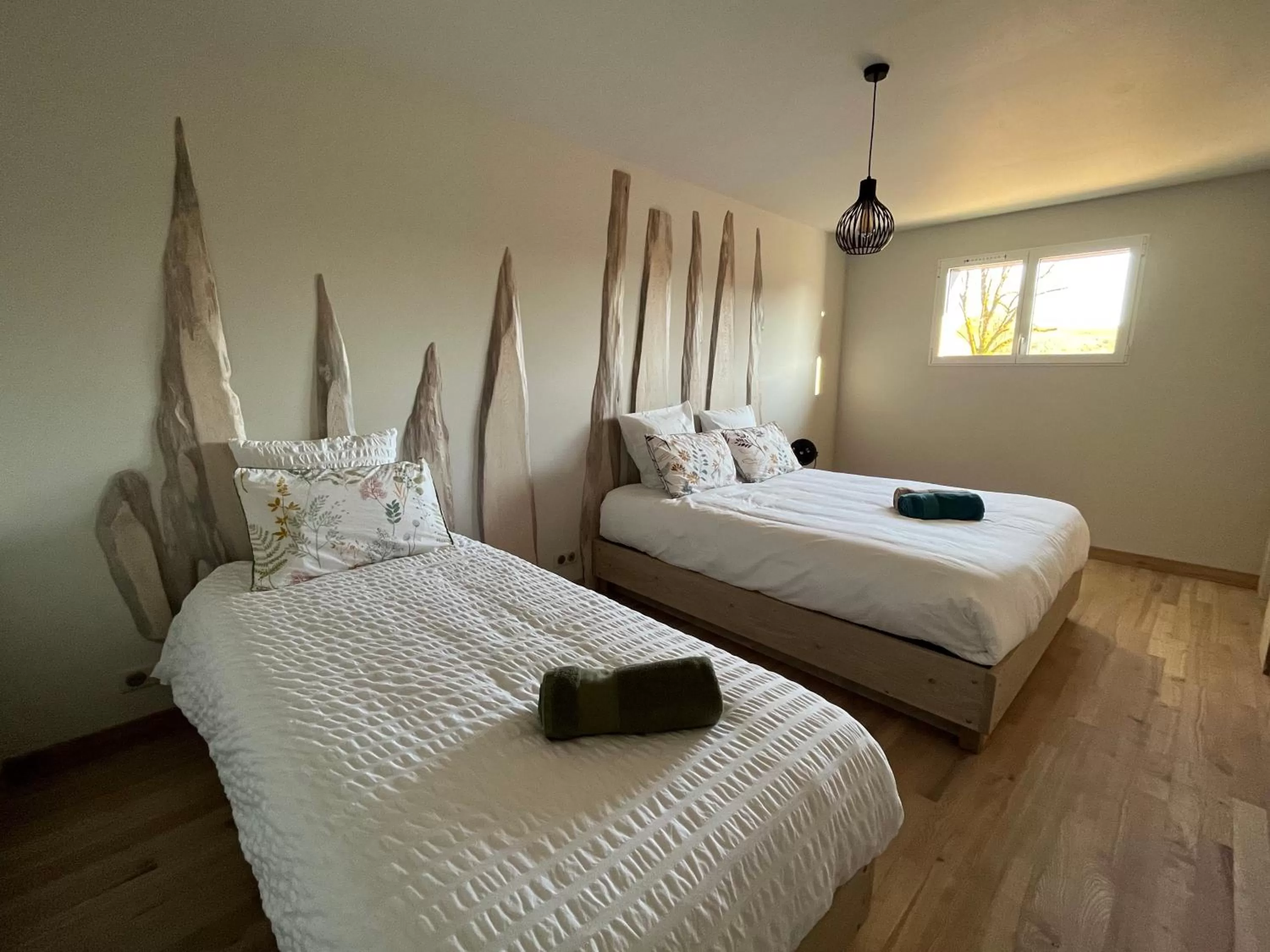 Bed in Hôtel En Tilleul