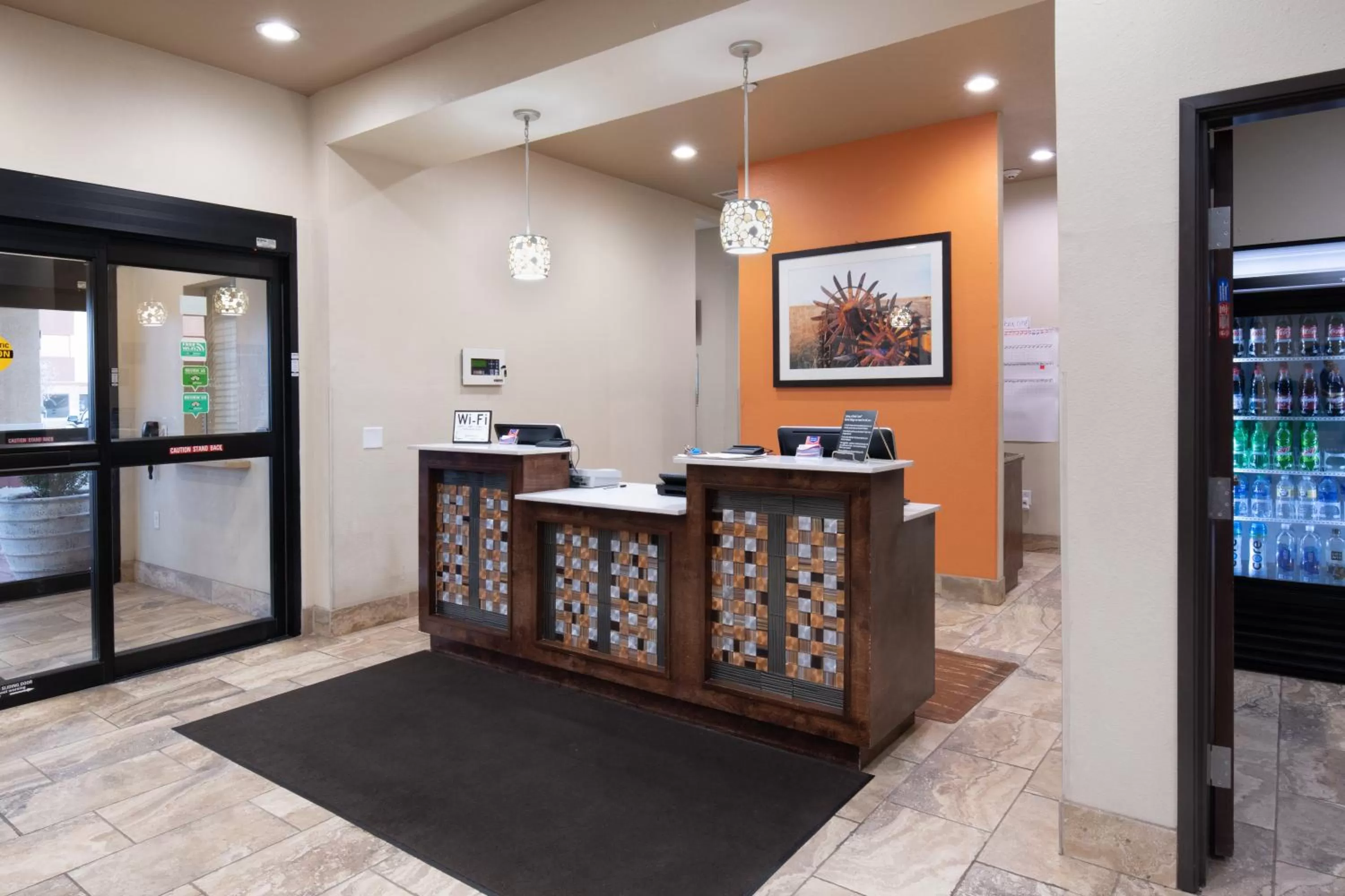 Lobby or reception in Home Away Kitchen Suites Enid