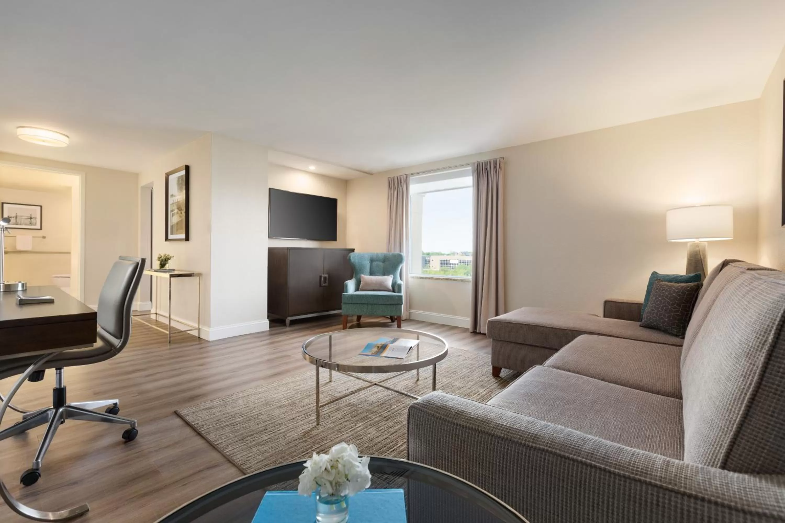 Seating area in Hotel Ballast Wilmington, Tapestry Collection by Hilton