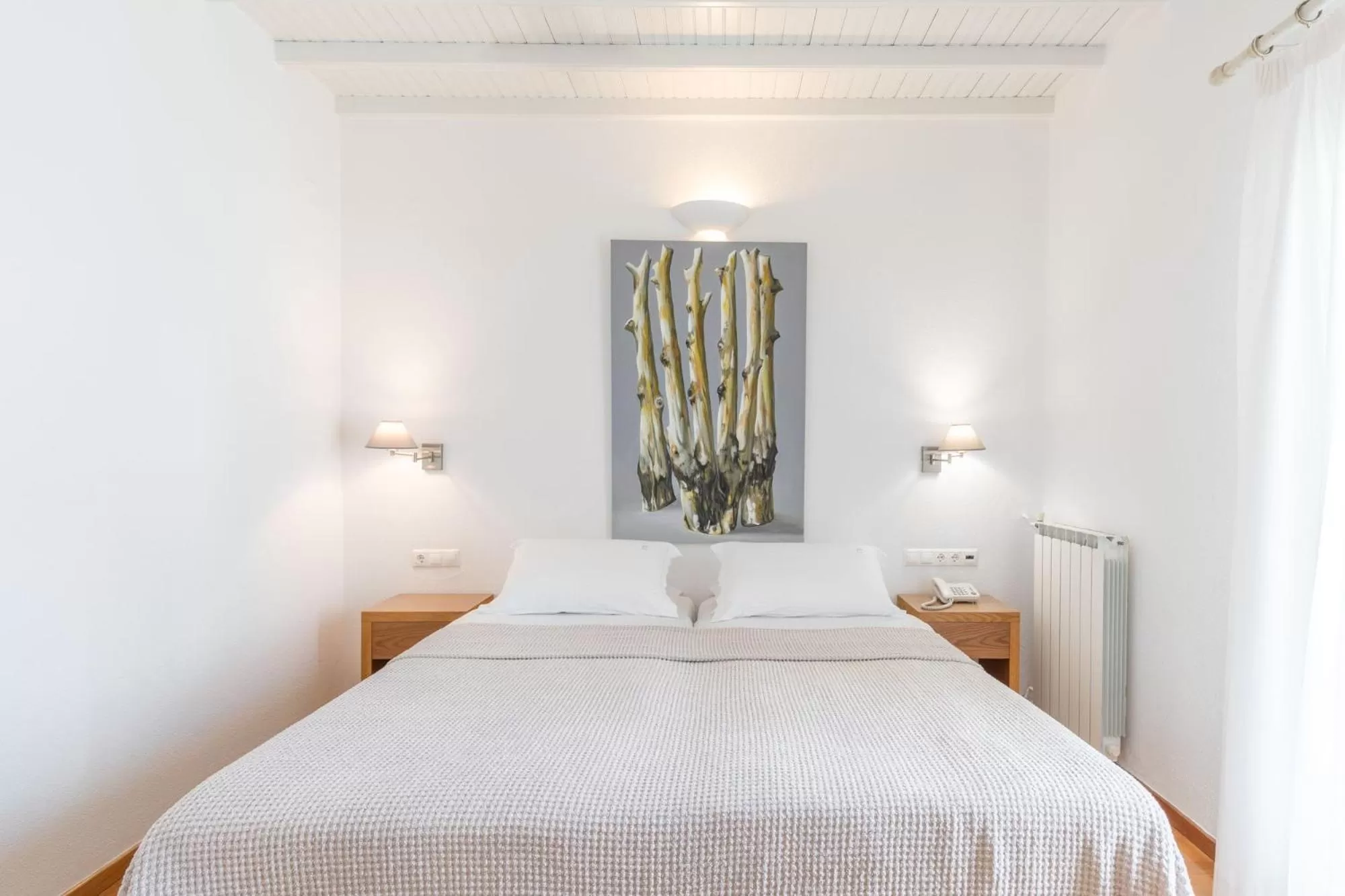 Bed in Elena Hotel Mykonos