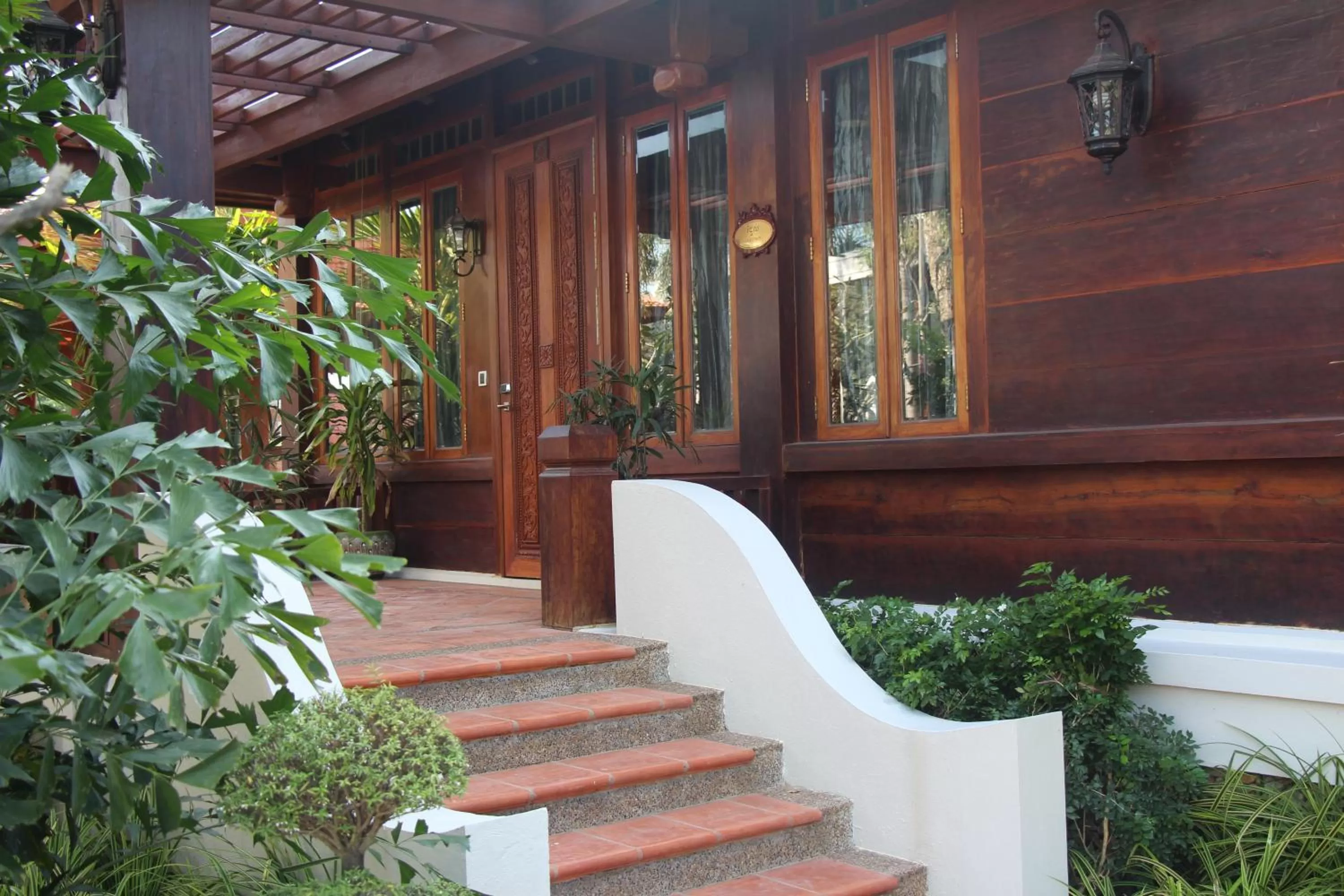 Balcony/Terrace in Try Palace Resort-Kep