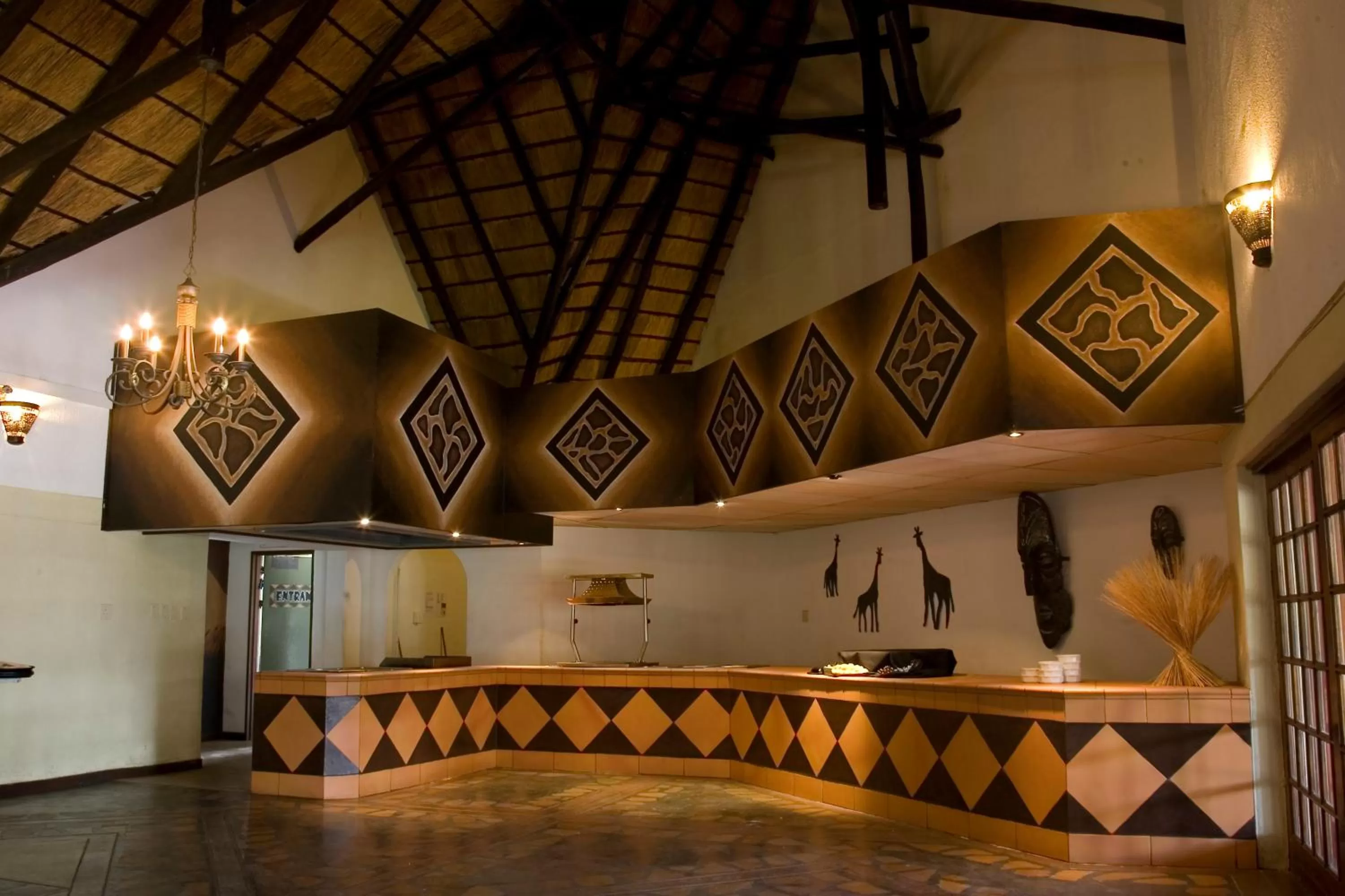 Restaurant/places to eat, Lobby/Reception in Okahandja Country Hotel