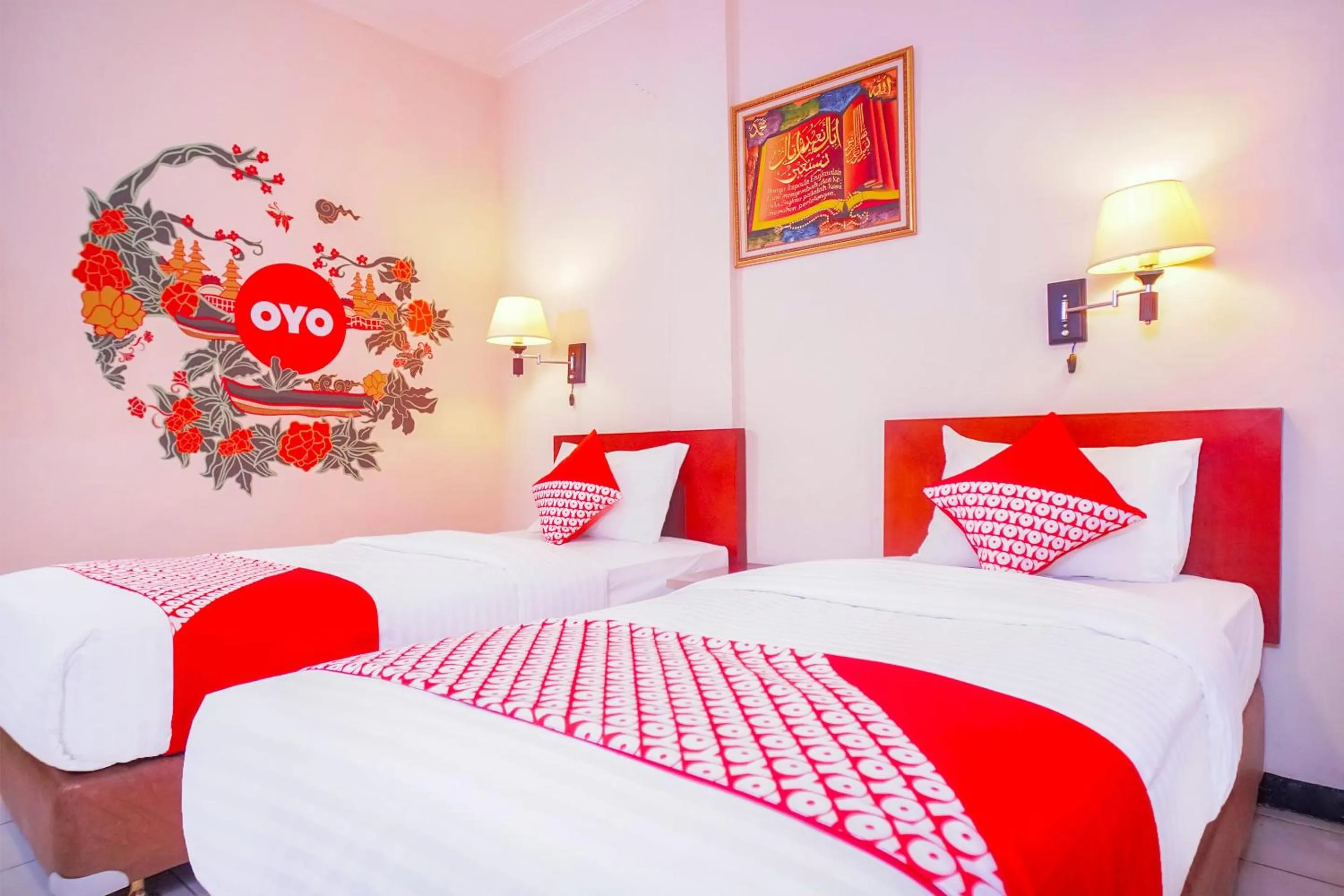 Delxue Twin Room in Capital O 142 Hotel Al Furqon Syariah